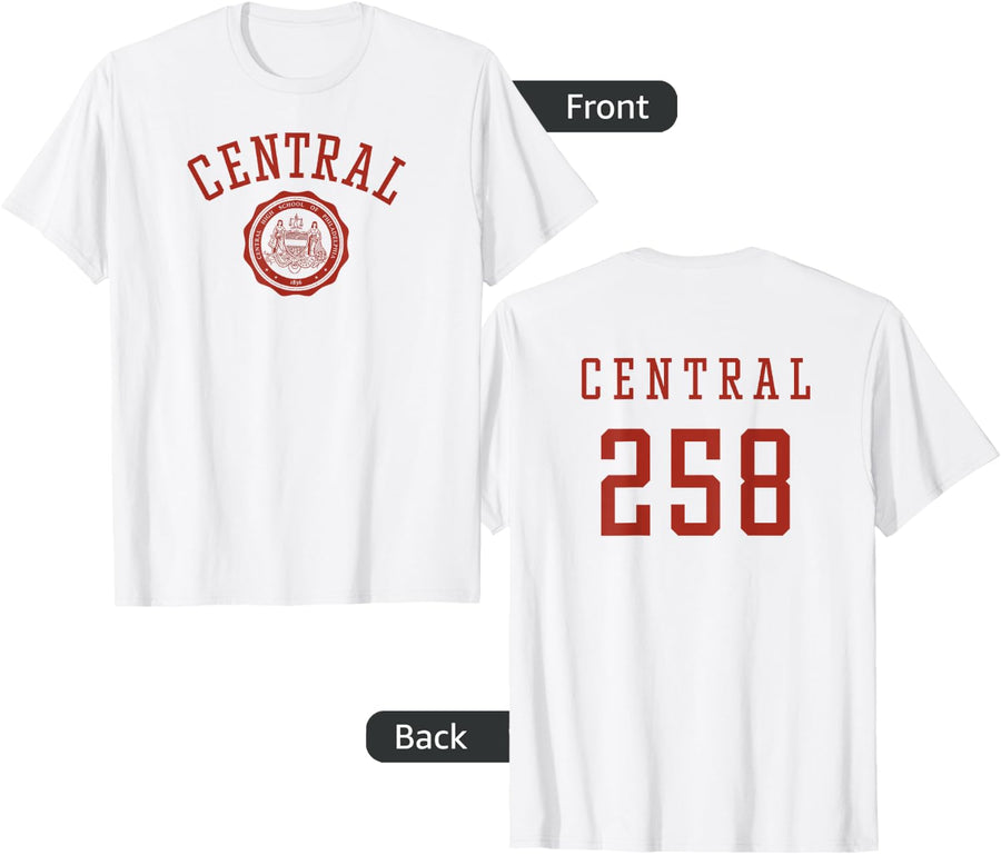 258! Classic Central High School T-Shirt - White