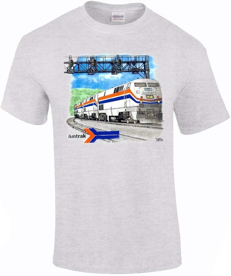 Daylight Sales Amtrak Genesis Authentic Railroad T-Shirt [20006] - Ash