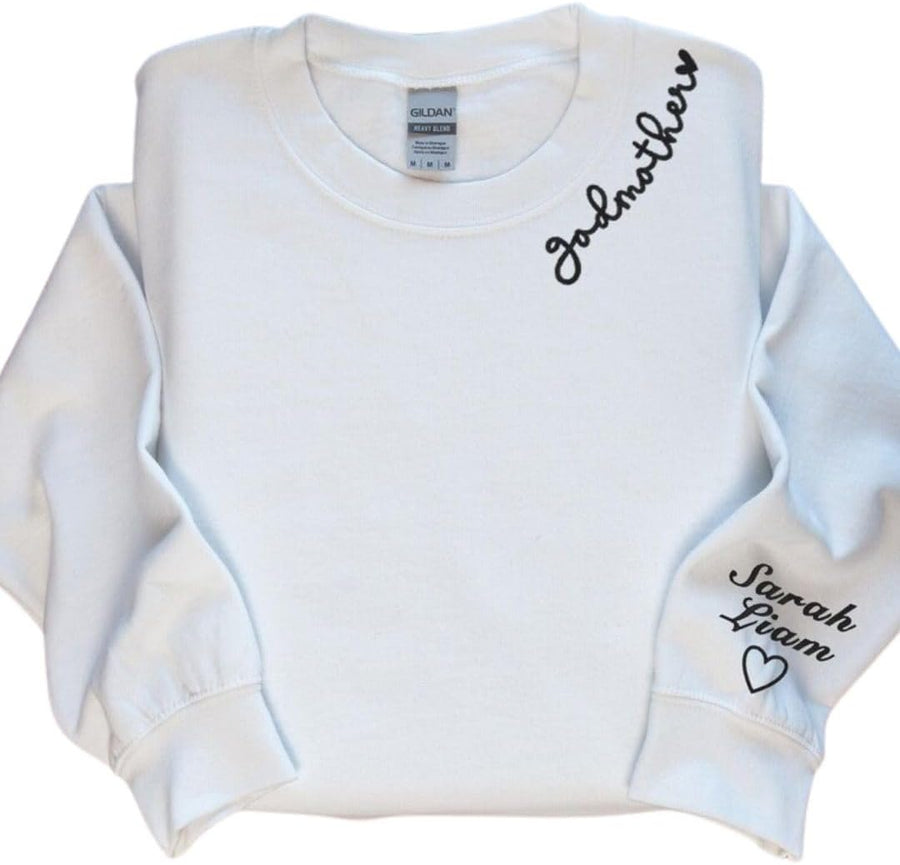 Personalized Godmother Sweatshirt, God mother Proposal Gift, Gift for Mothers Day - Godmother