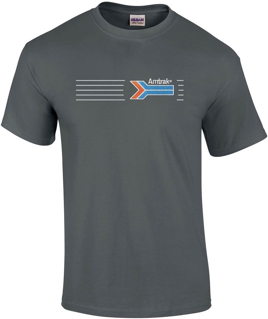 Amtrak Arrow Embroidered Pocket Tee [p221] - Sport Gray