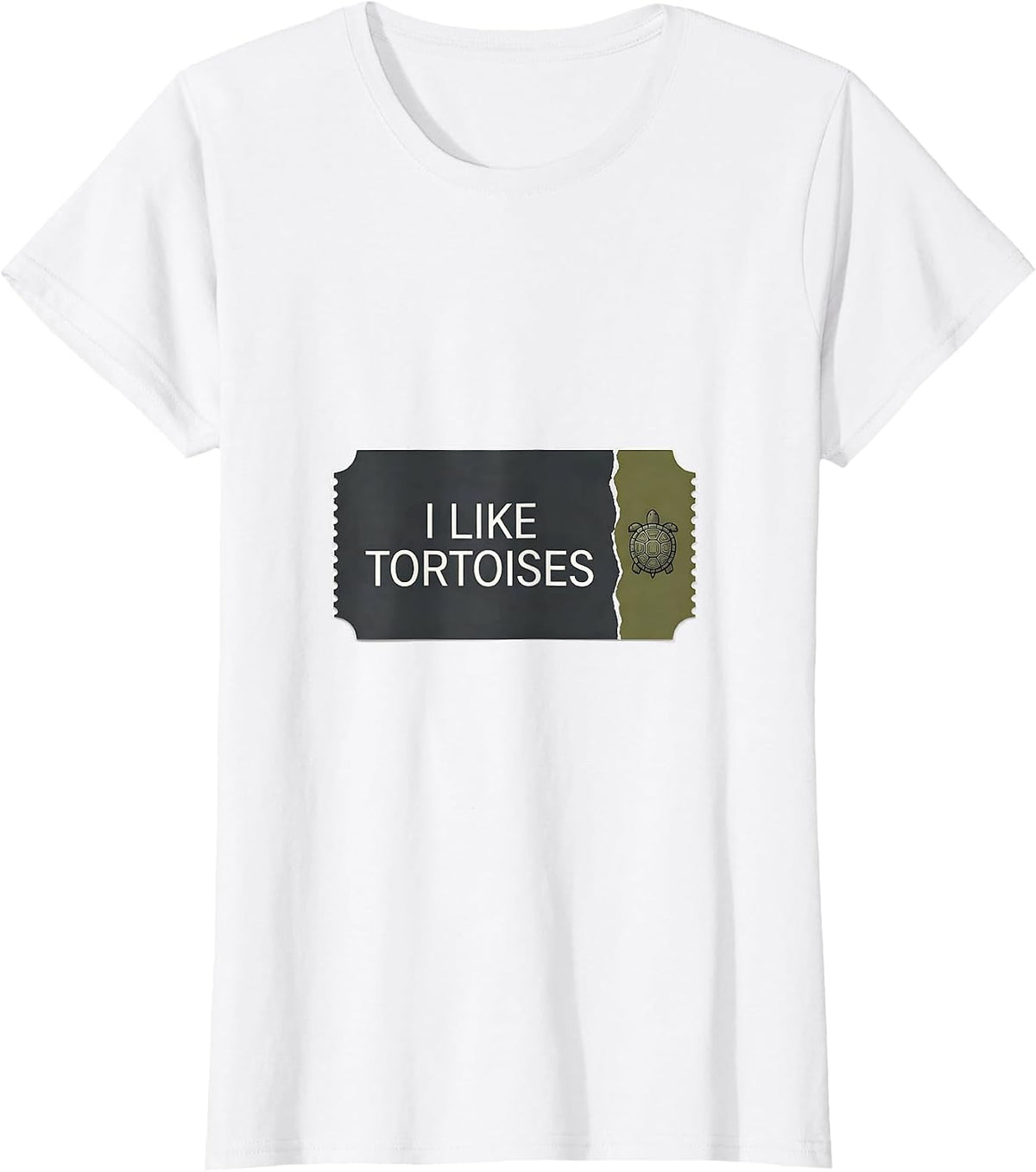 I Like Tortoises Funny Tortoise Lover Pet Humor Gift T-Shirt - White