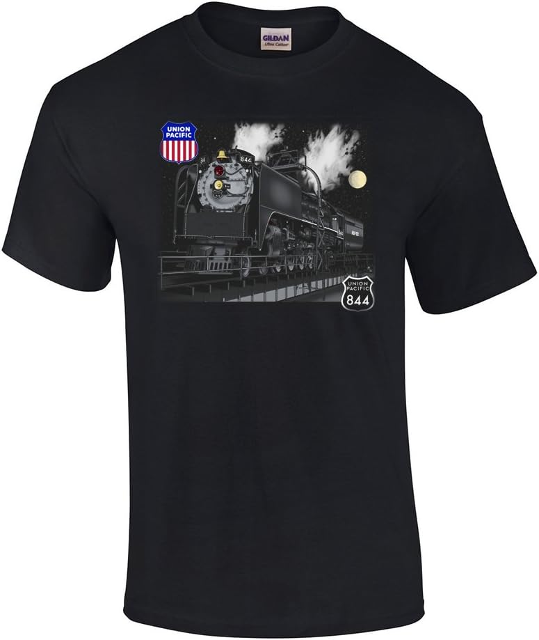 Daylight Sales Union Pacific 844 Authentic Railroad T-Shirt [844] - Black