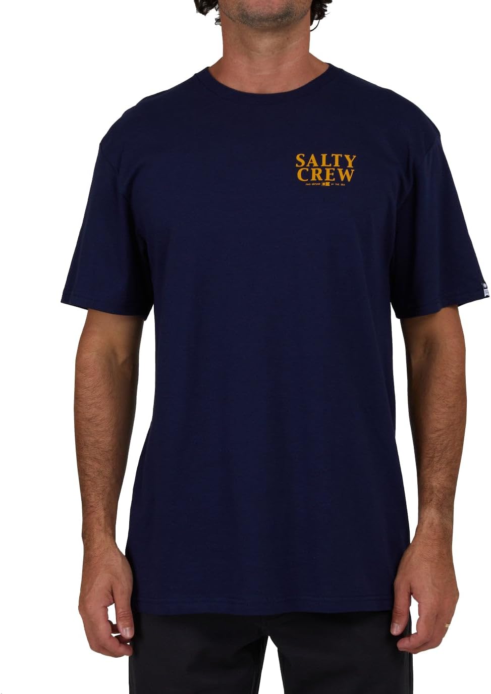 Salty Crew Men's Yellowfin Classic Short Sleeve Tee - Navy