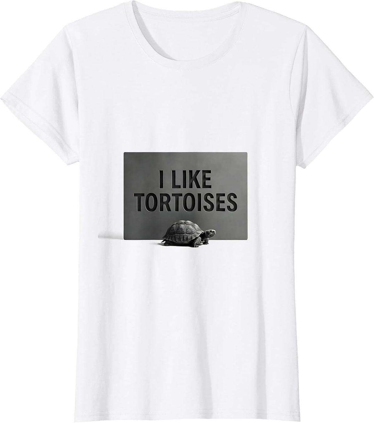 Women's I Like Tortoises Funny Tortoise Lover Pet Owner Humor T-Shirt - White