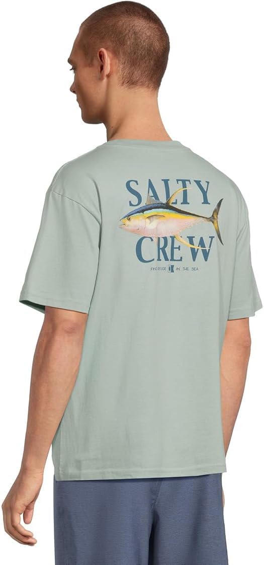 Salty Crew Men's Yellowfin Classic Short Sleeve Tee - Mackerel