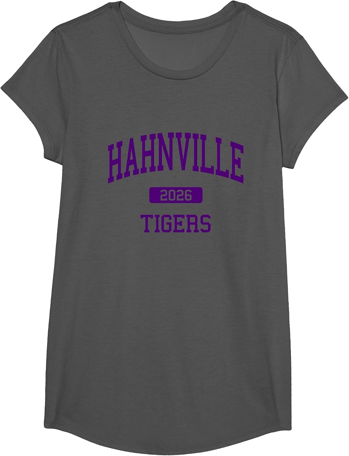 Hahnville High School Class of 2026 Boutte LA T-Shirt - Girls Asphalt Grey