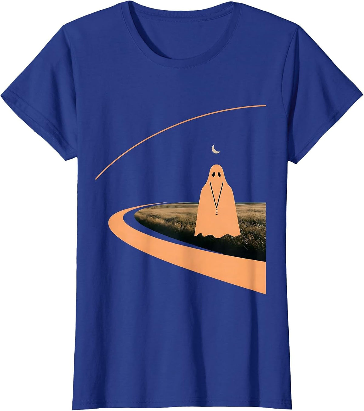 Women's Para Normal Activities Ghost Halloween Paraprofessional T-Shirt - Royal Blue