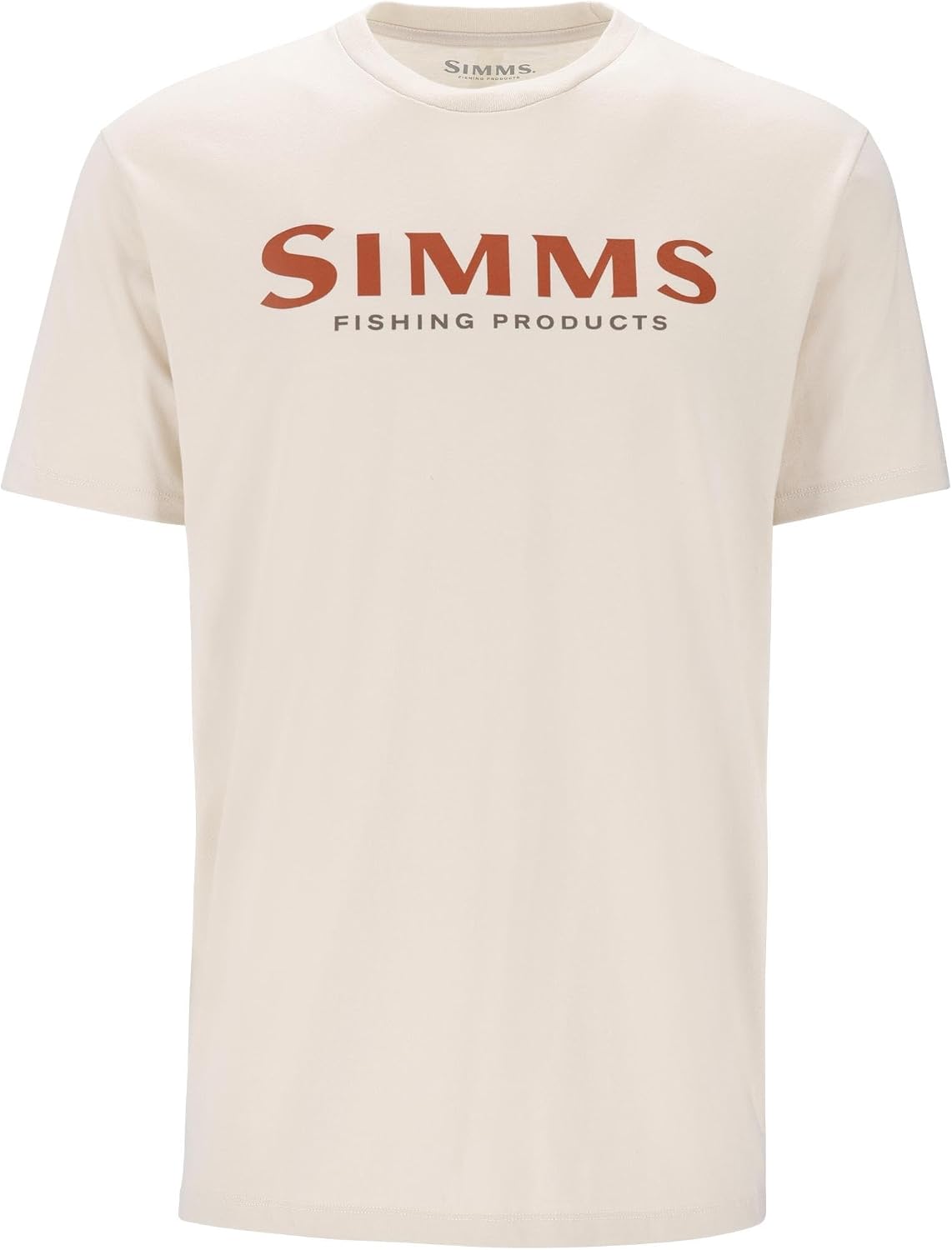 Simms M'S Logo T-Shirt Natural L - As Pictured