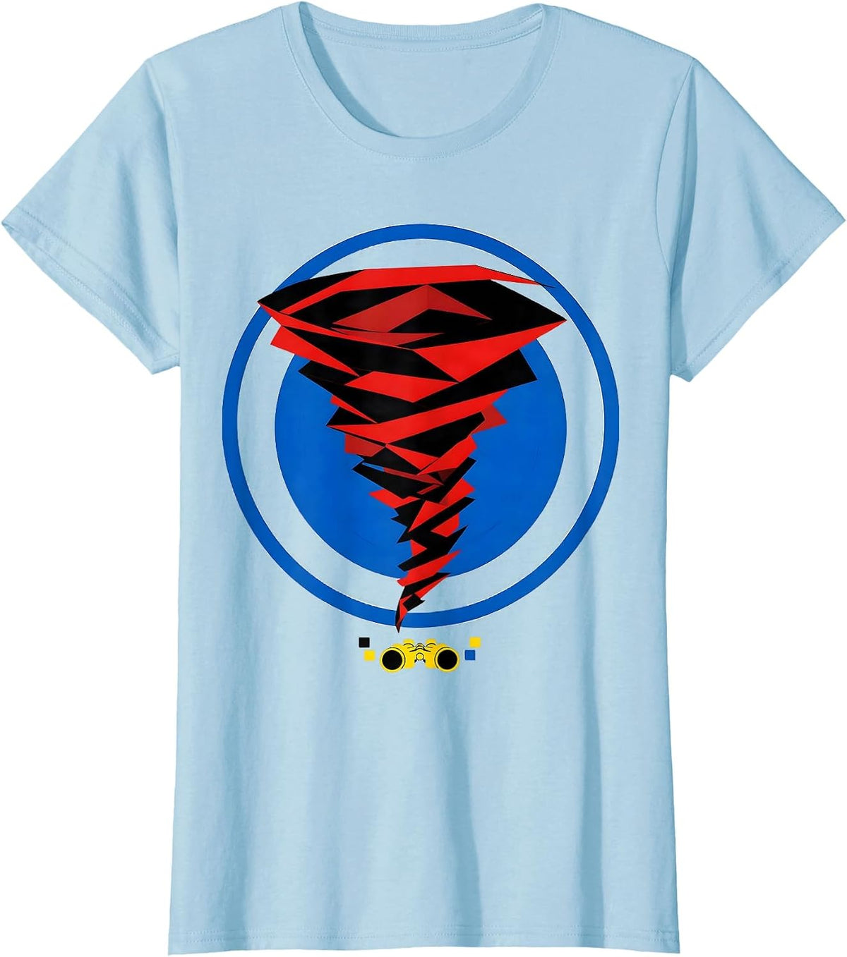 Tornado Radar Storm Chaser Meteorology Humor T-Shirt - Baby Blue