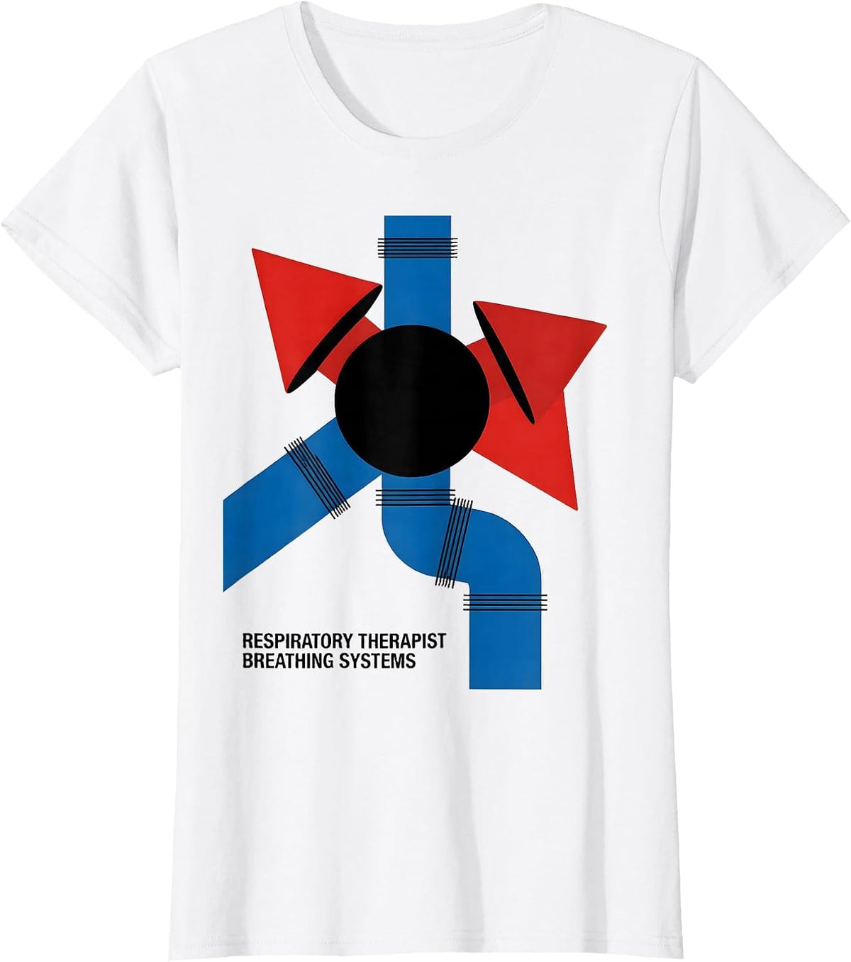 Respiratory Therapist Breathing Systems Professional Pride T-Shirt - White