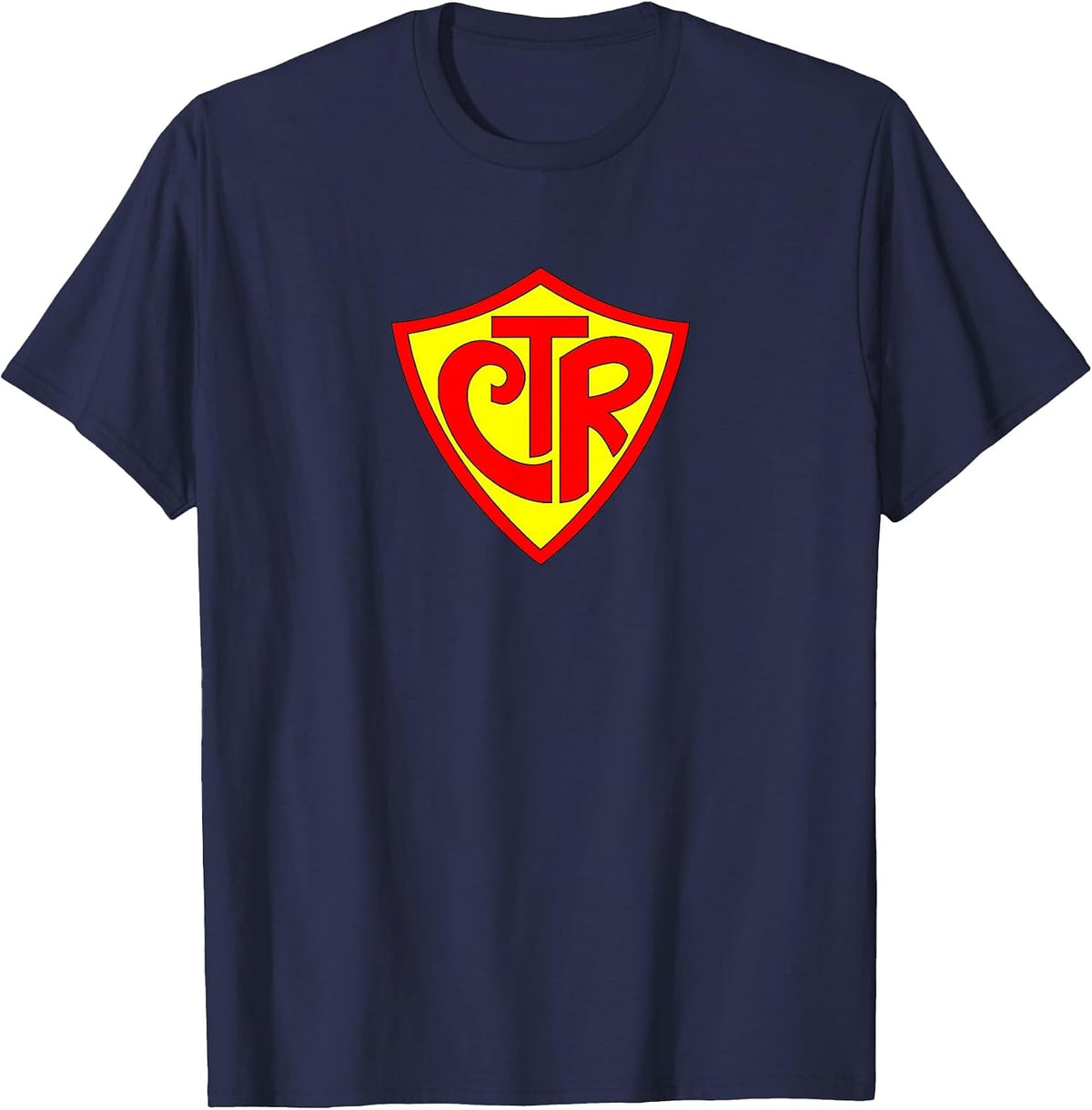 Super CTR Logo Fun Latter Day Saint T-Shirt - Navy Blue