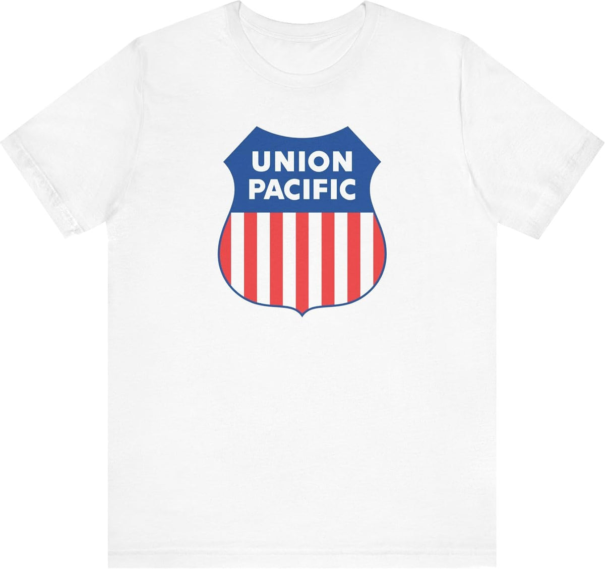 Union Pacific Logo T-Shirt | Heather Blend - White