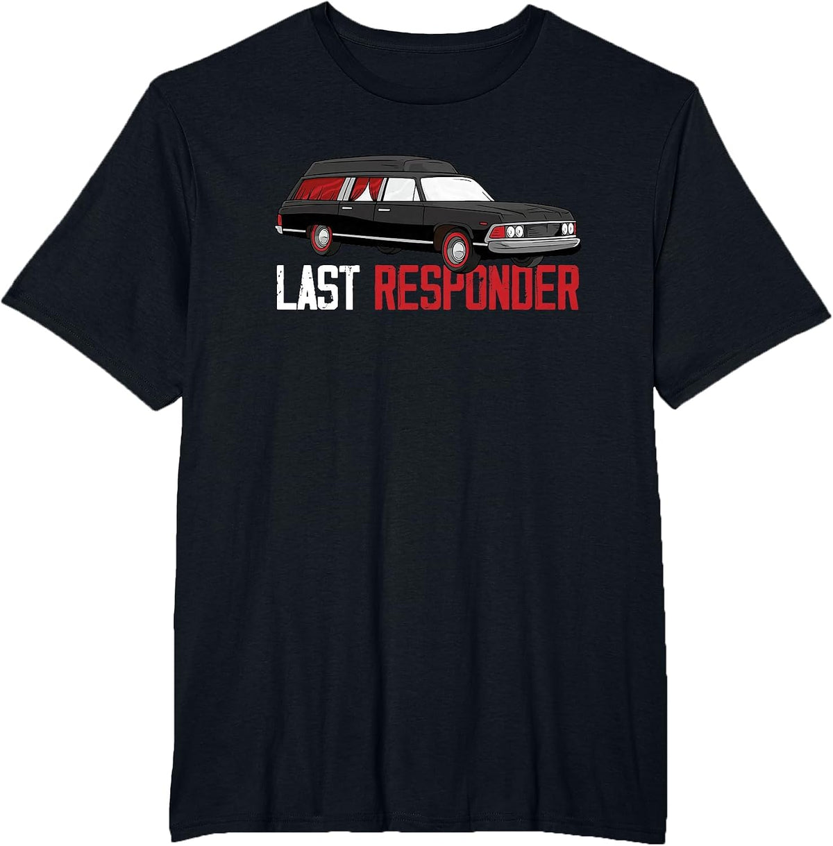 Last Helper, Funeral Director, Embalmer, Funny Undertaker T-Shirt - Black
