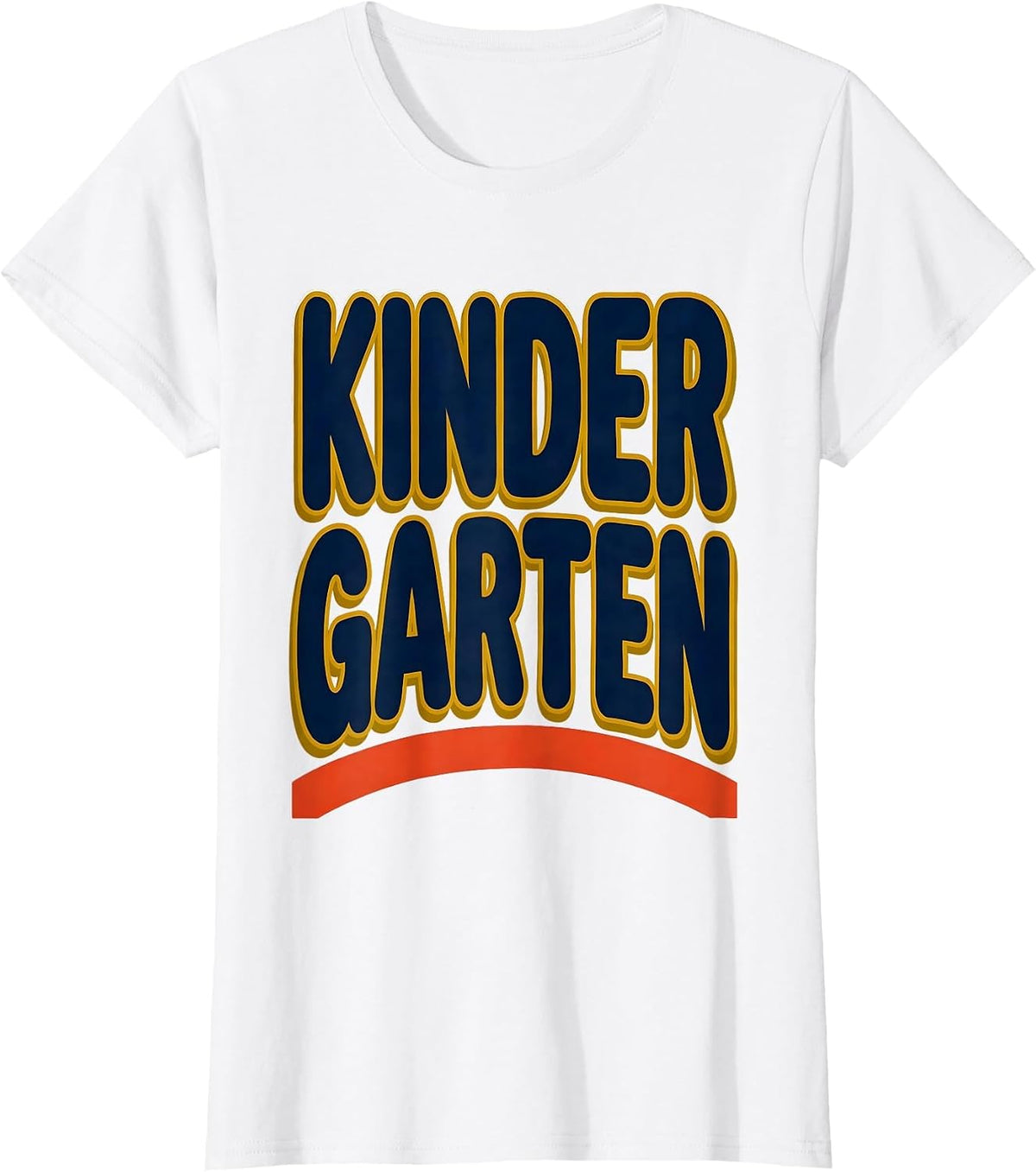 Kindergarten Retro Grade Level Teacher Student Back T-Shirt - White