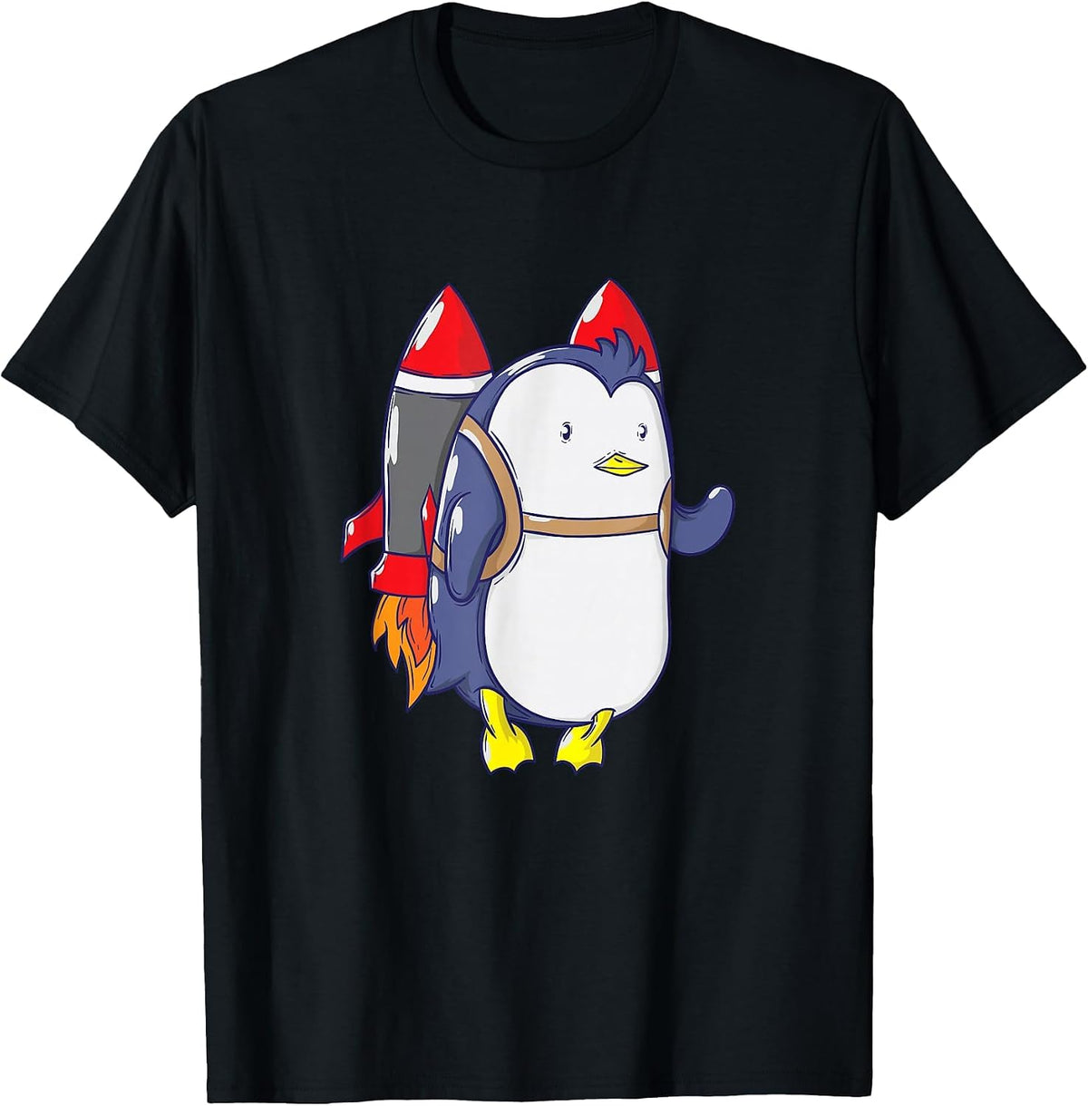 Rockets Penguin T-Shirt - Black