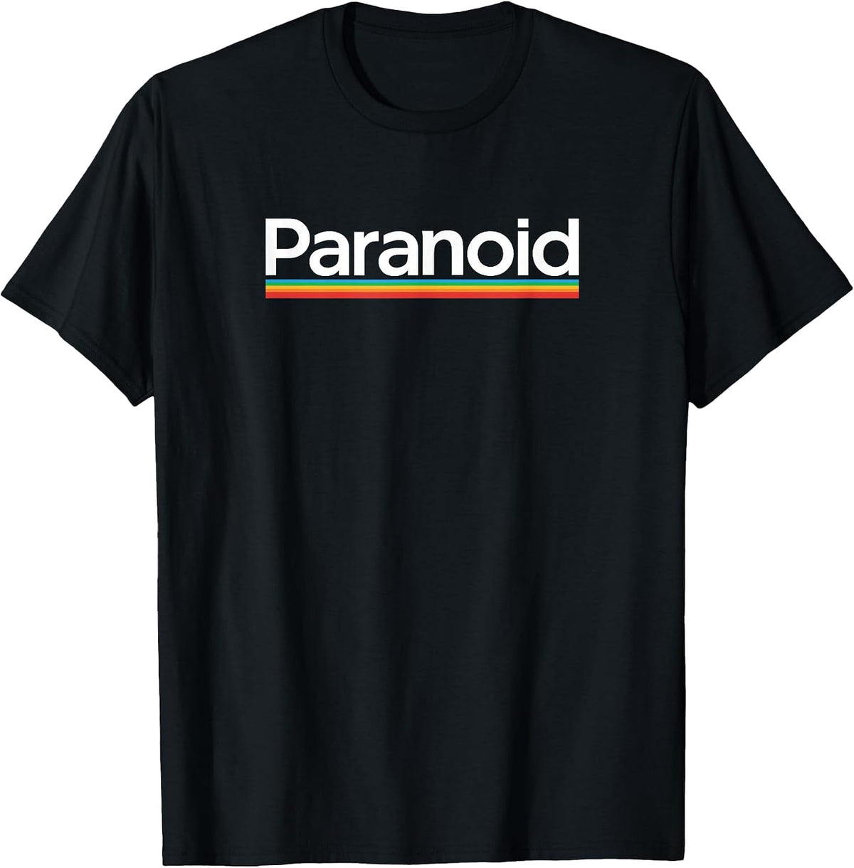 Paranoid Photography Vaporwave Aesthetic Streetwear Vintage T-Shirt - Black