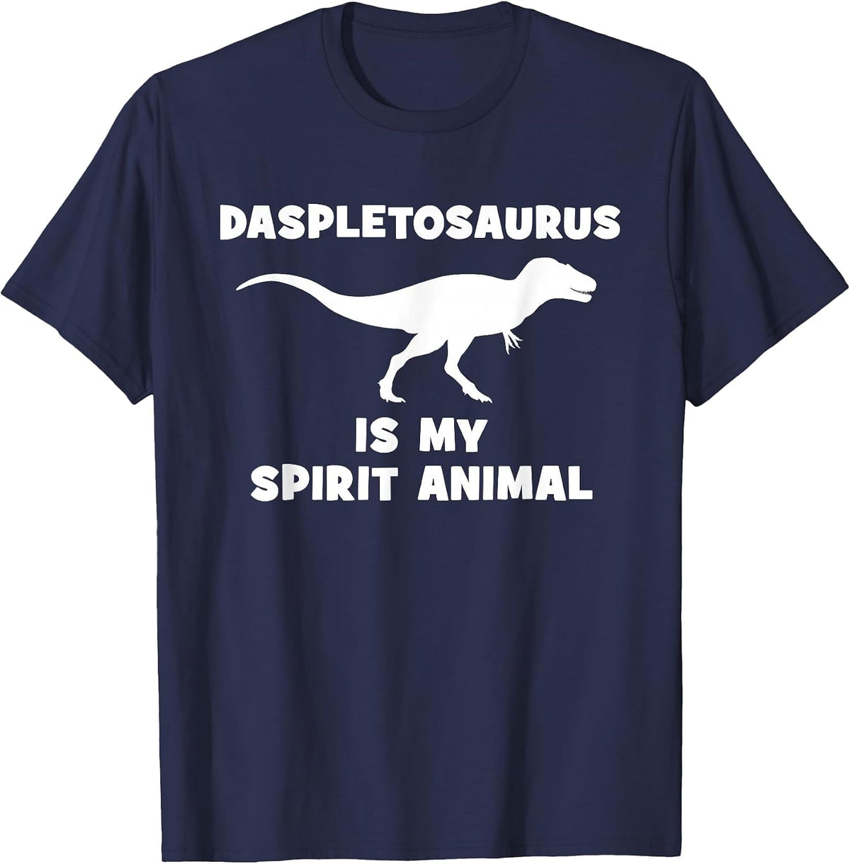 Daspletosaurus Dinosaur T-Shirt - Navy Blue