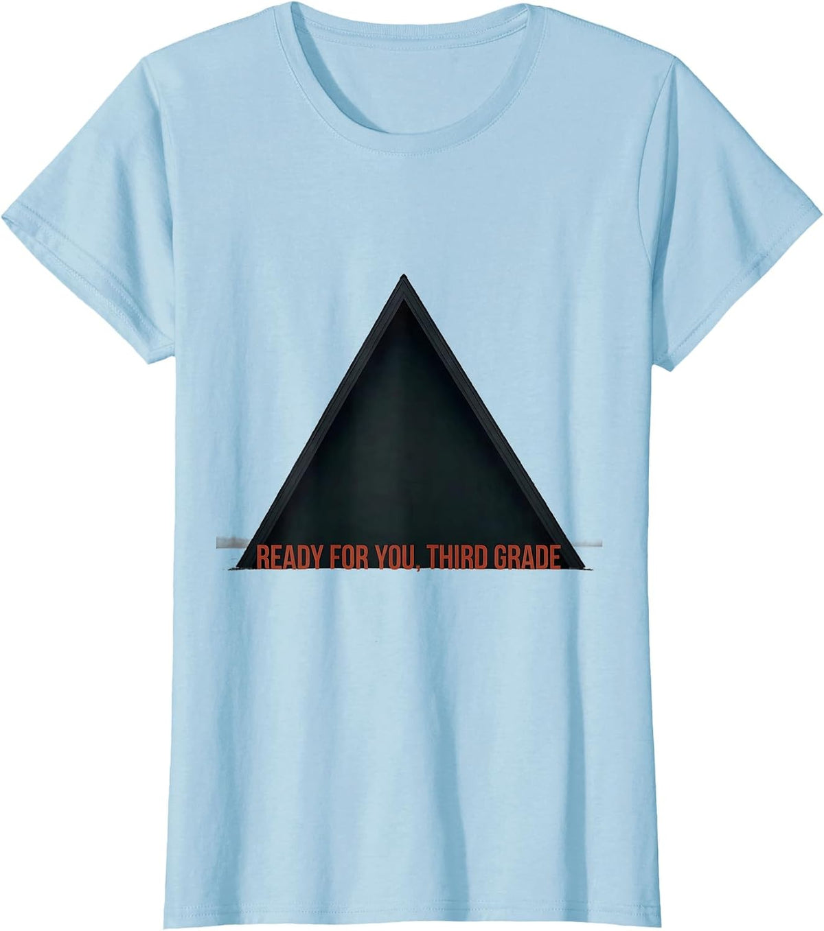 Ready For You Third Grade Minimalist Back To School Teacher T-Shirt - Baby Blue