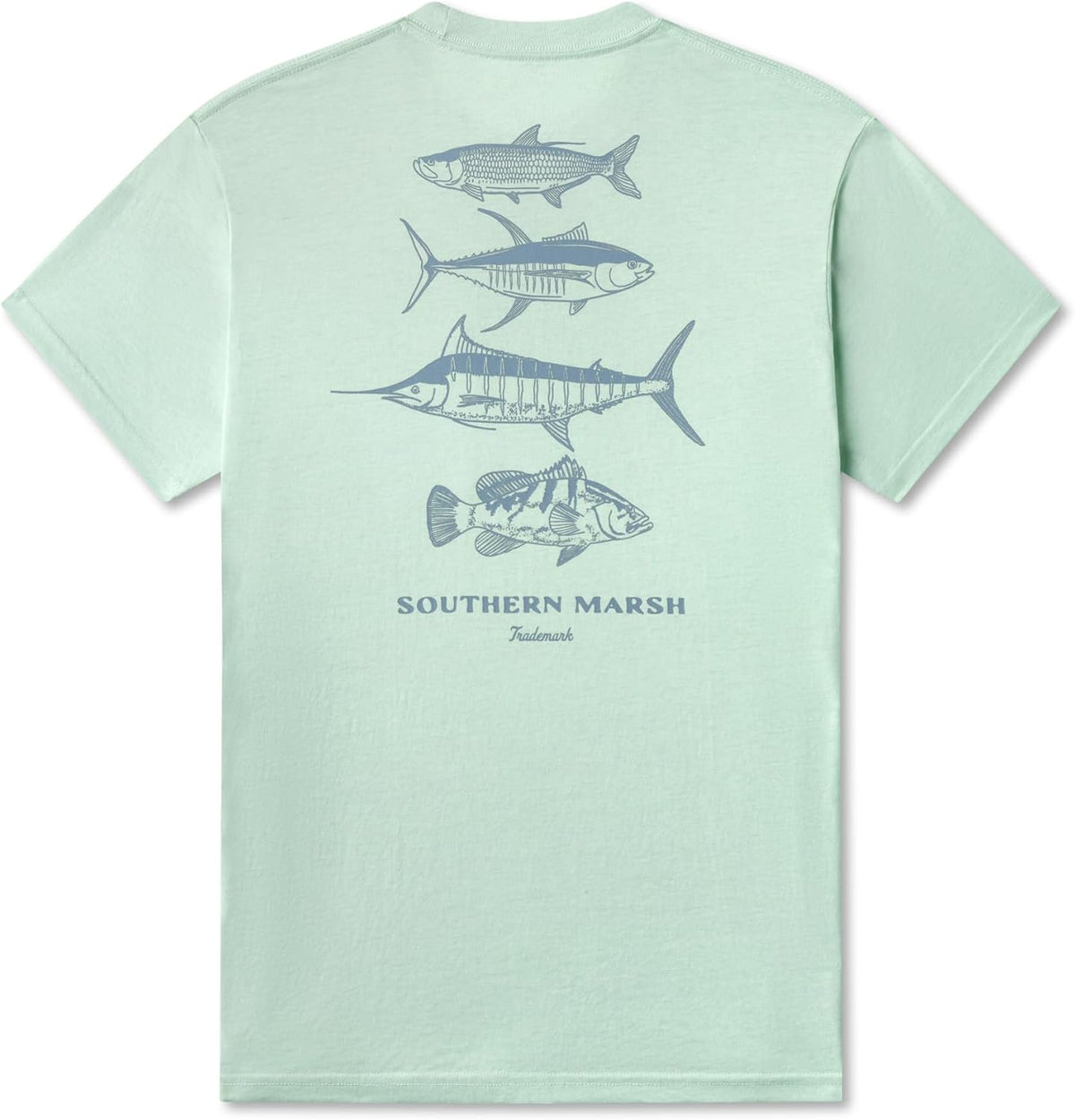 Southern Marsh Men's SEAWASH Tee - Crosswaters - Seafoam