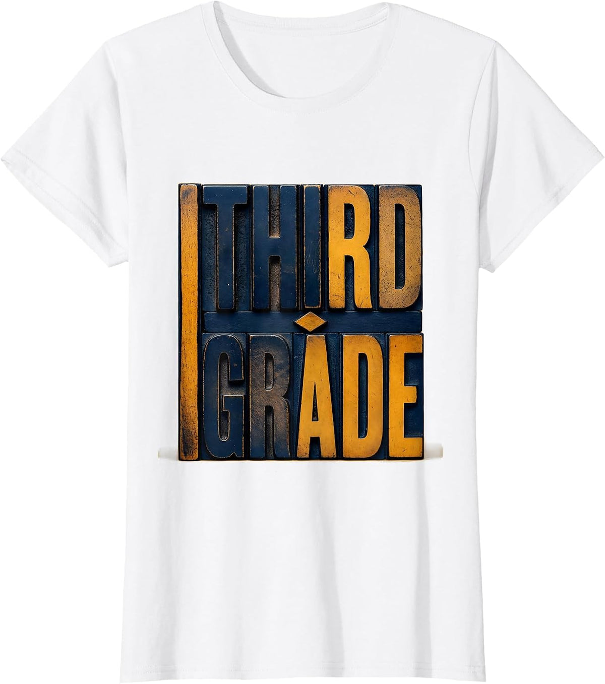 Third Grade Retro Teacher Student Back To School T-Shirt - White