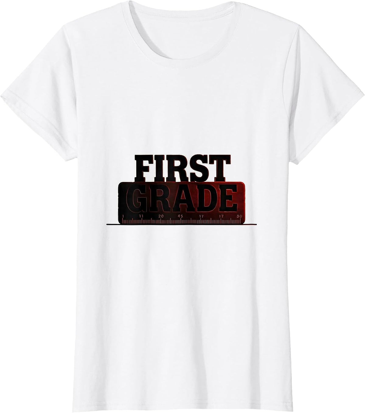 First Grade Retro Teacher Student Back To School T-Shirt - White