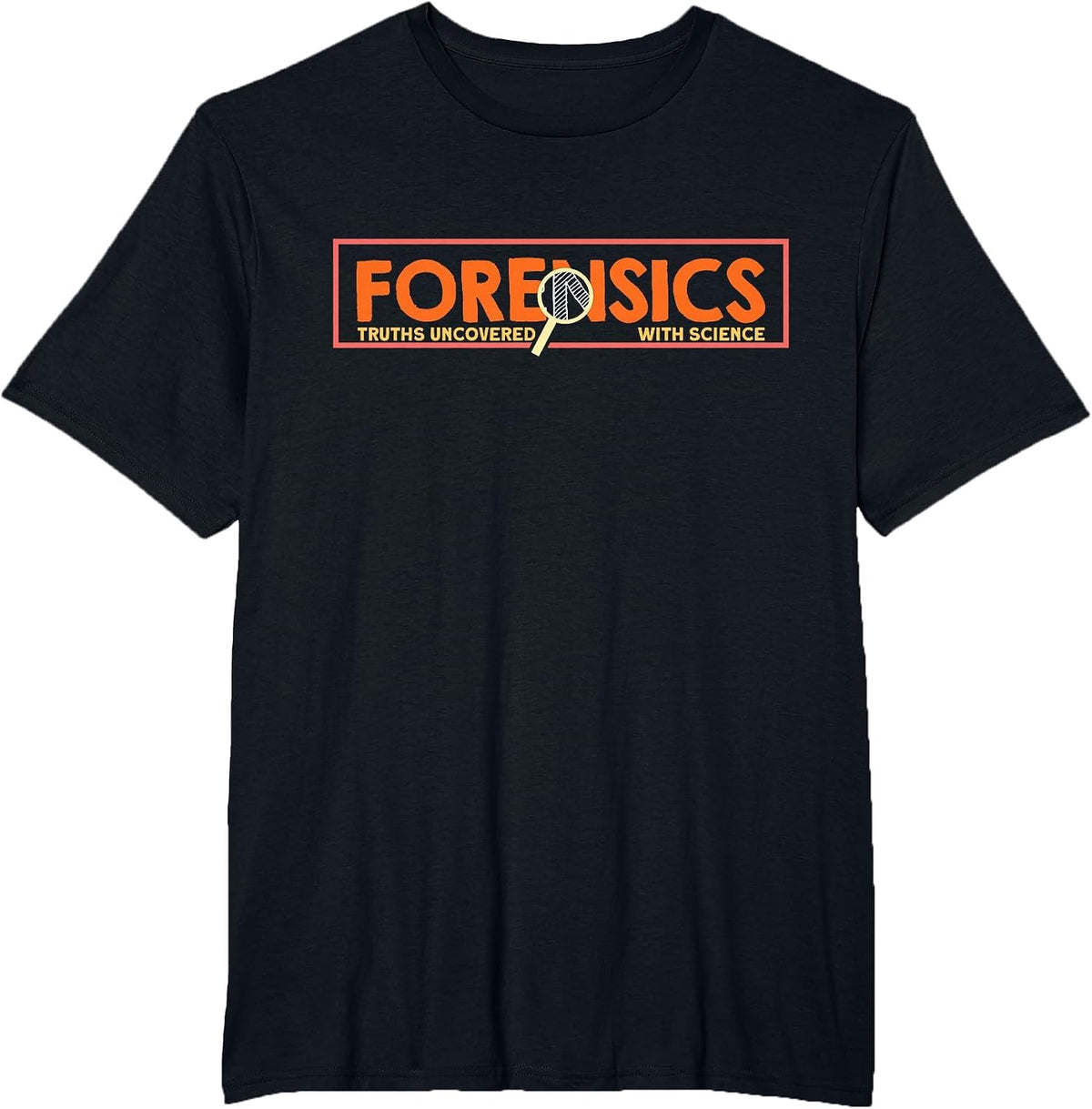Forensic Scientist Truth uncovered with Science T-Shirt - Black