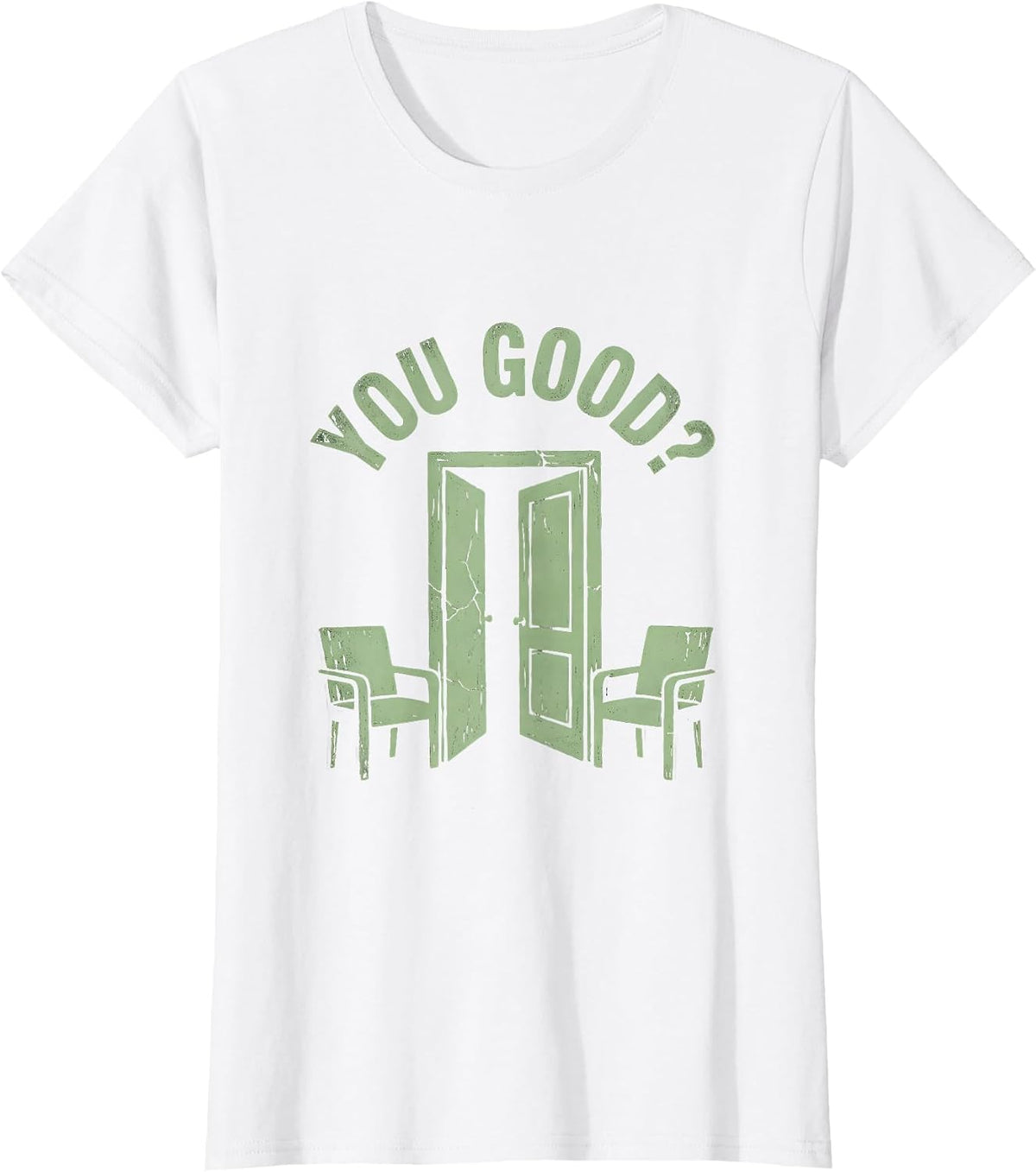 You Good? Vintage Boho School Counselor Mental Health T-Shirt - White