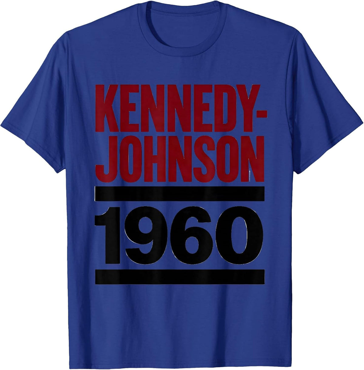 Men's Kennedy-Johnson 1960 Retro Political Nostalgia 4th of July T-Shirt - Royal Blue