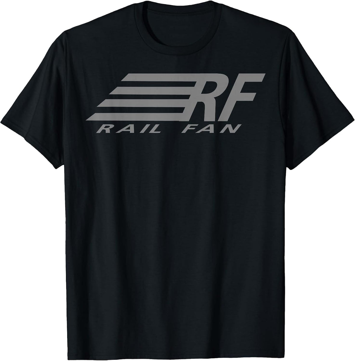 Railroad Train Enthusiast RailFan T Shirt T-Shirt - Black