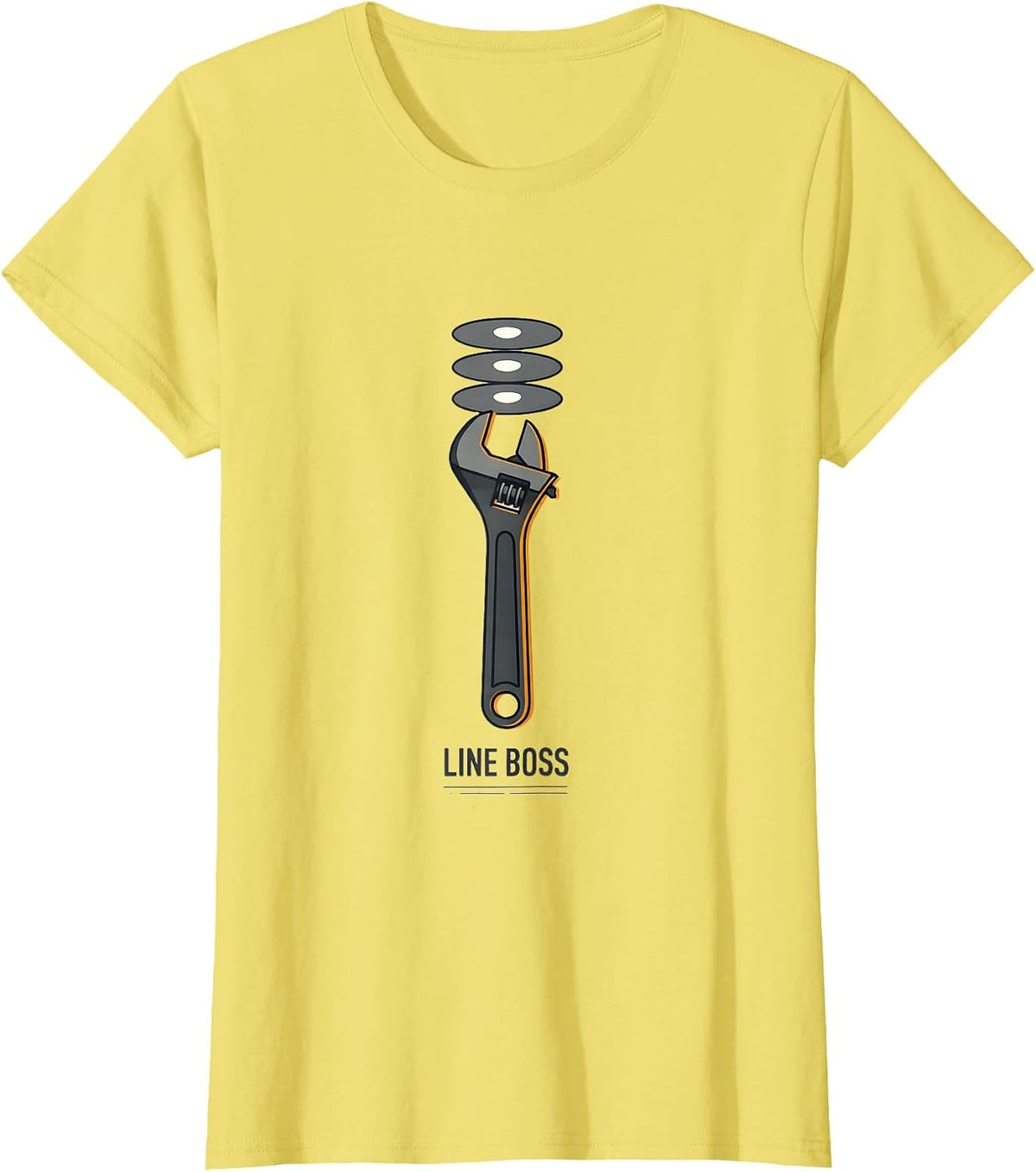 Women's Line Boss Editorial Conceptual Drag Racing RC Car Enthusiast T-Shirt - Lemon Yellow