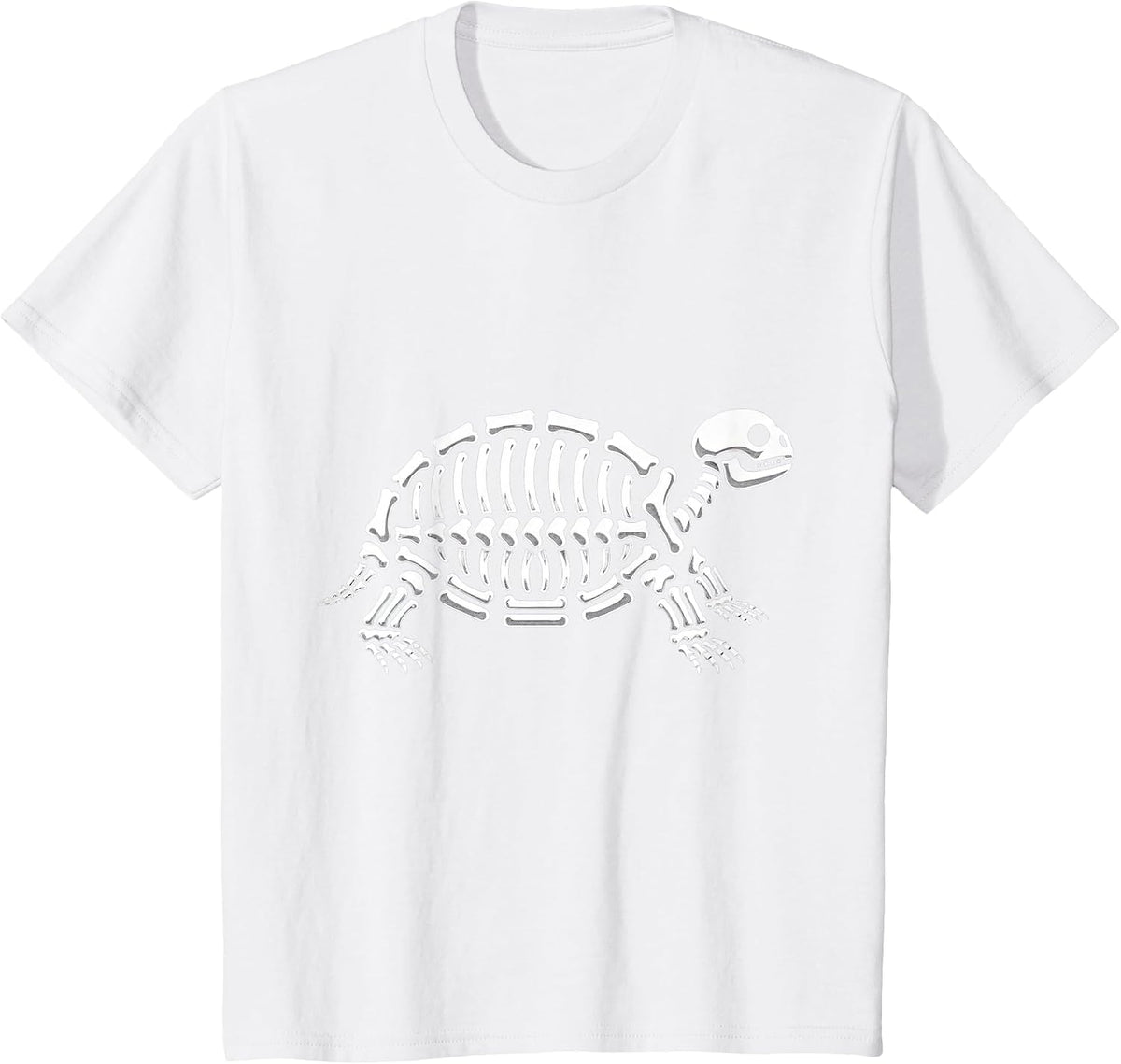 Cute Halloween Turtle Skeleton Tortoise Fossils Archeologist T-Shirt - White