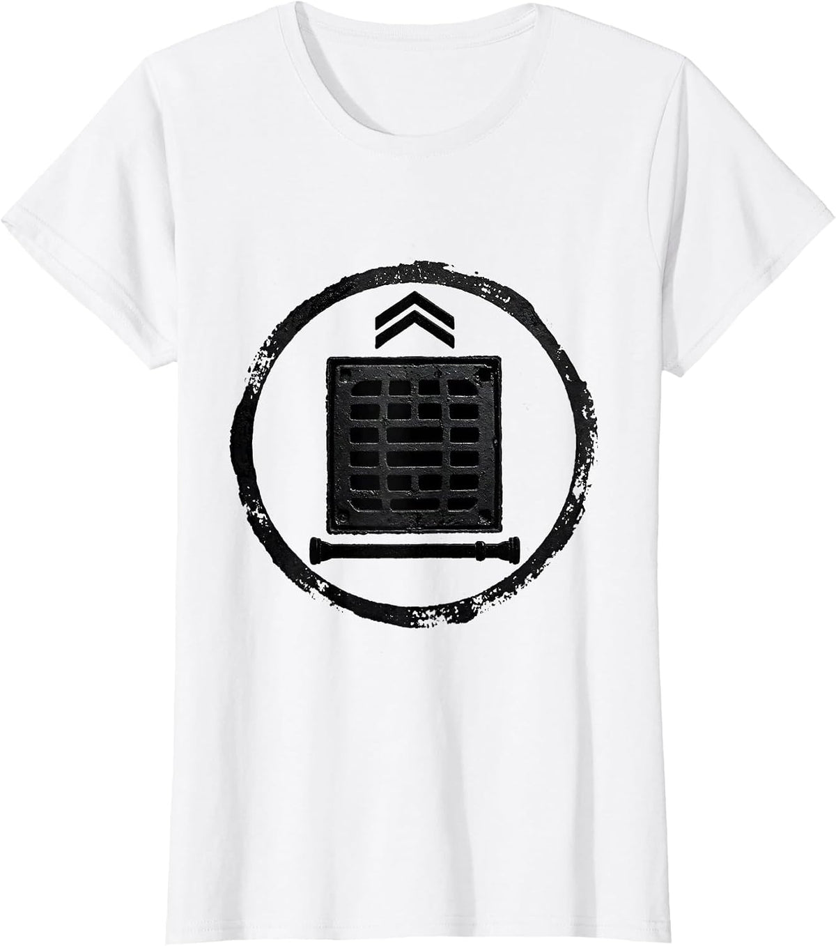 Sealed Plumber Badge Funny Pipefitter Occupational Humor T-Shirt - White