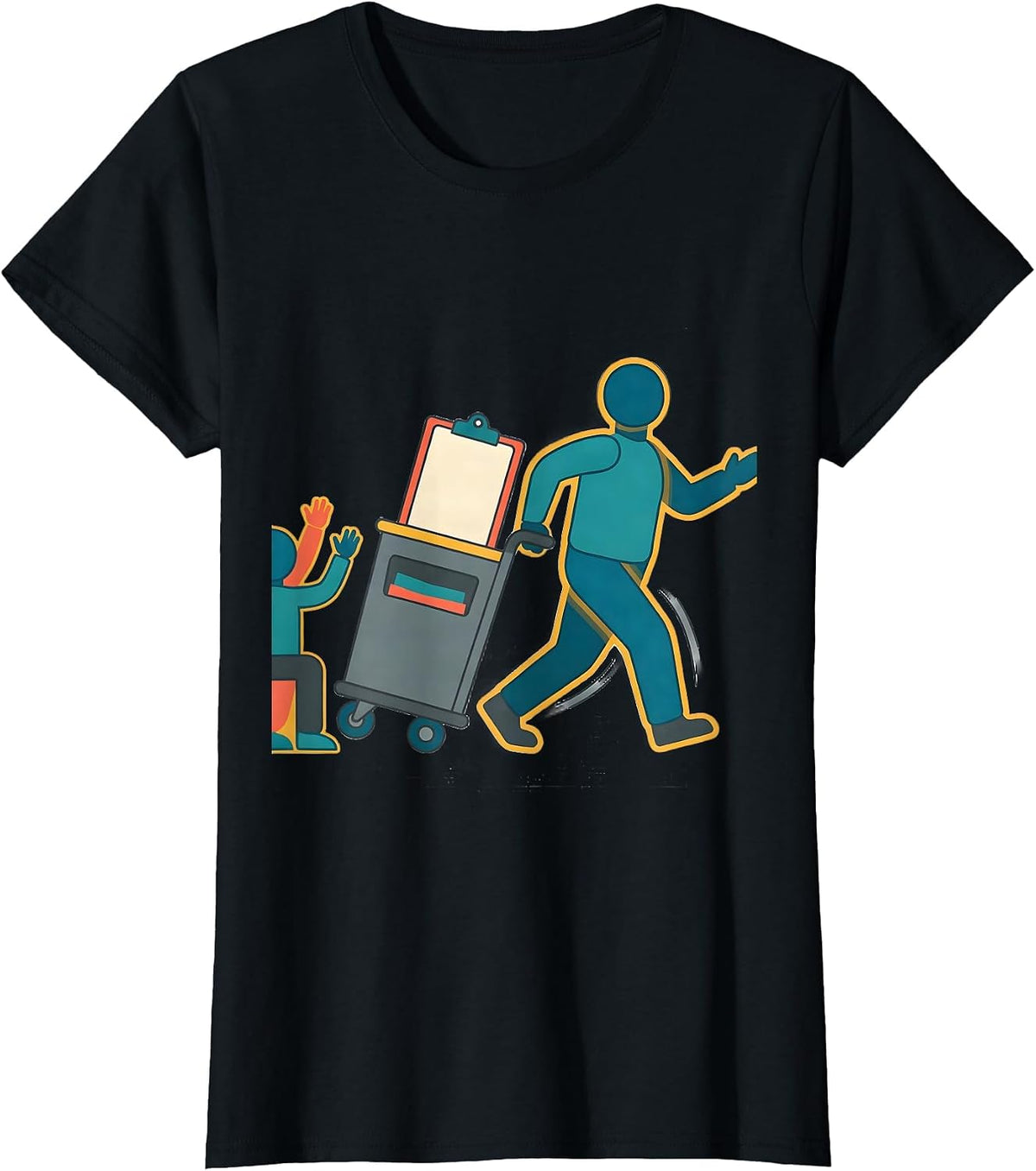 Para Support Squad Funny Paraprofessional Paraeducator T-Shirt - Black
