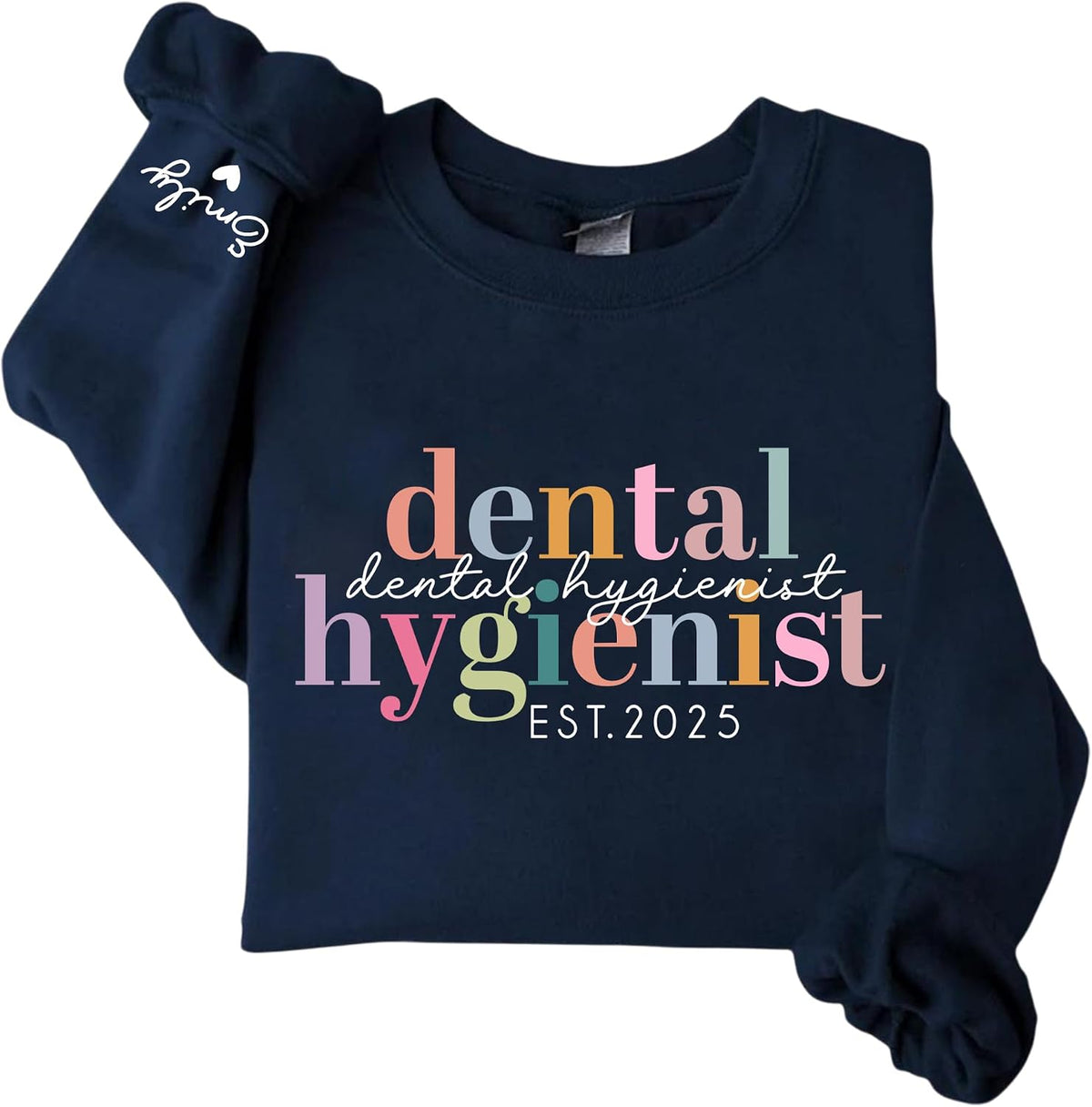 Custom Dental Hygienist Sweatshirt, Personalized Dental Hygienist Shirt, Gifts for Dentist, RDH, Graduation Gifts - Design 01