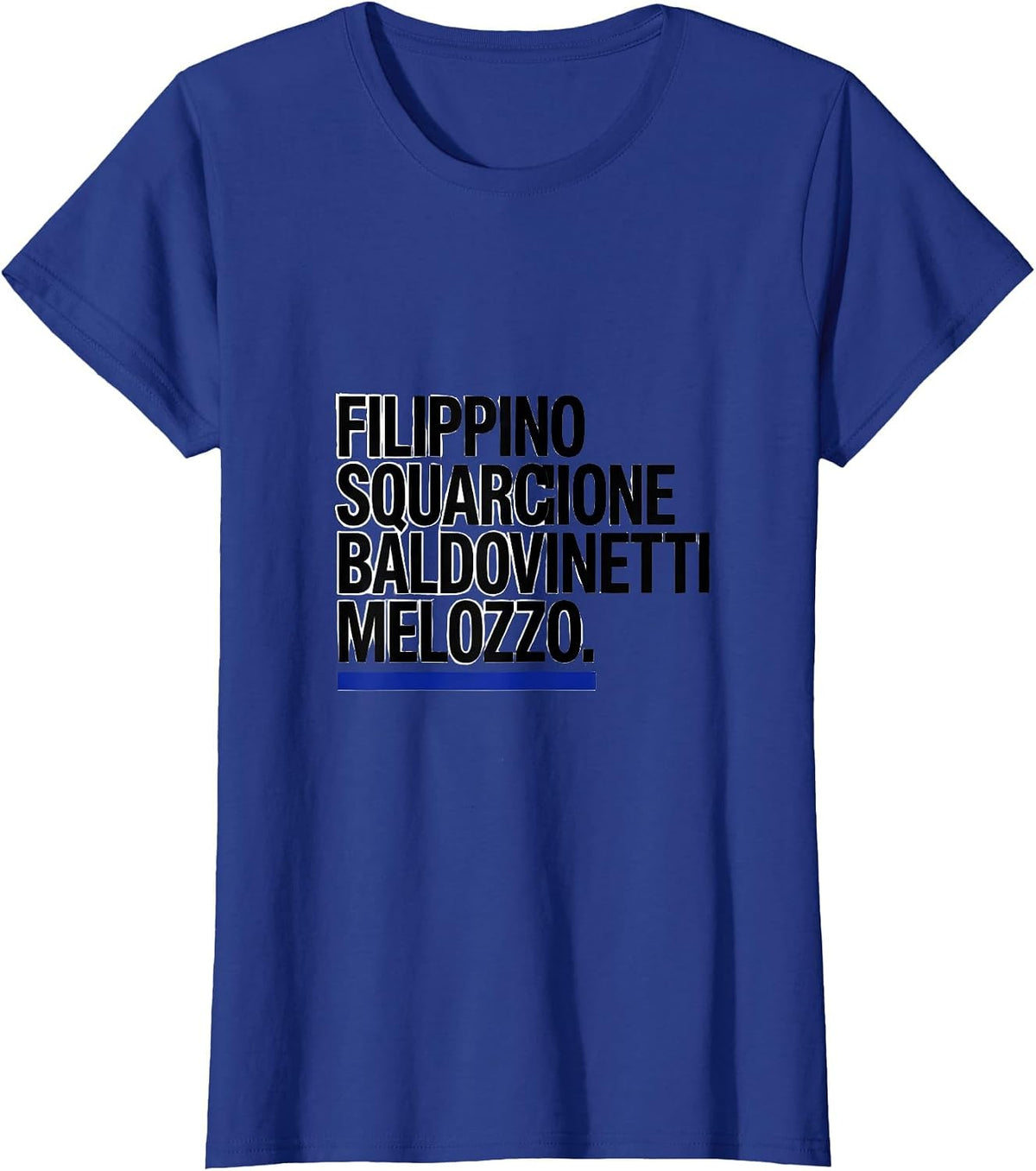 Women's Filippino Squarcione Baldovinetti Melozzo Art History T-Shirt - Royal Blue