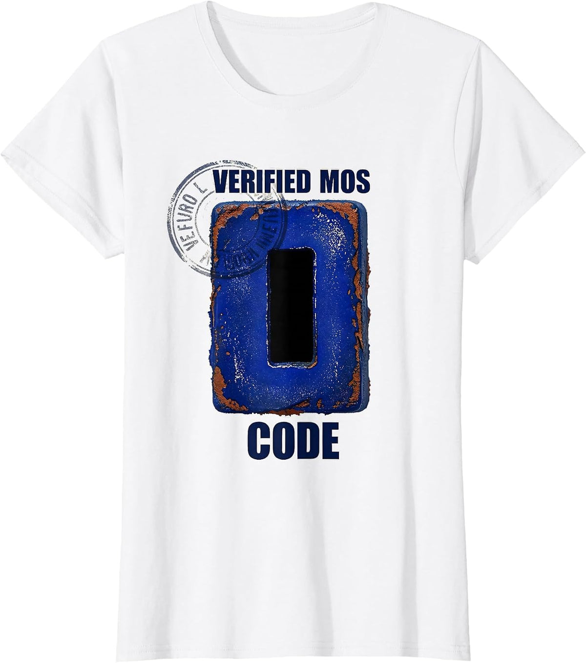 Verified MOS Code Vintage Military Veteran Branch Pride T-Shirt - White