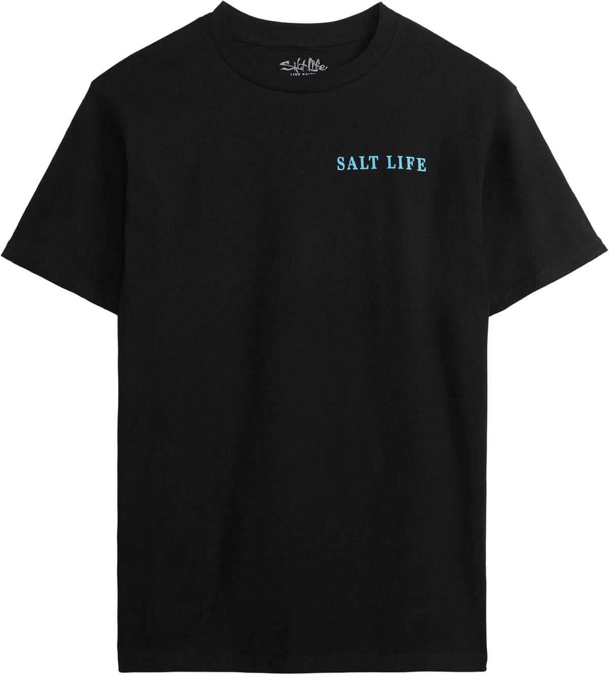 Salt Life Mens Yellowfin Catch Short Sleeve Tee, Black, Small - As Pictured