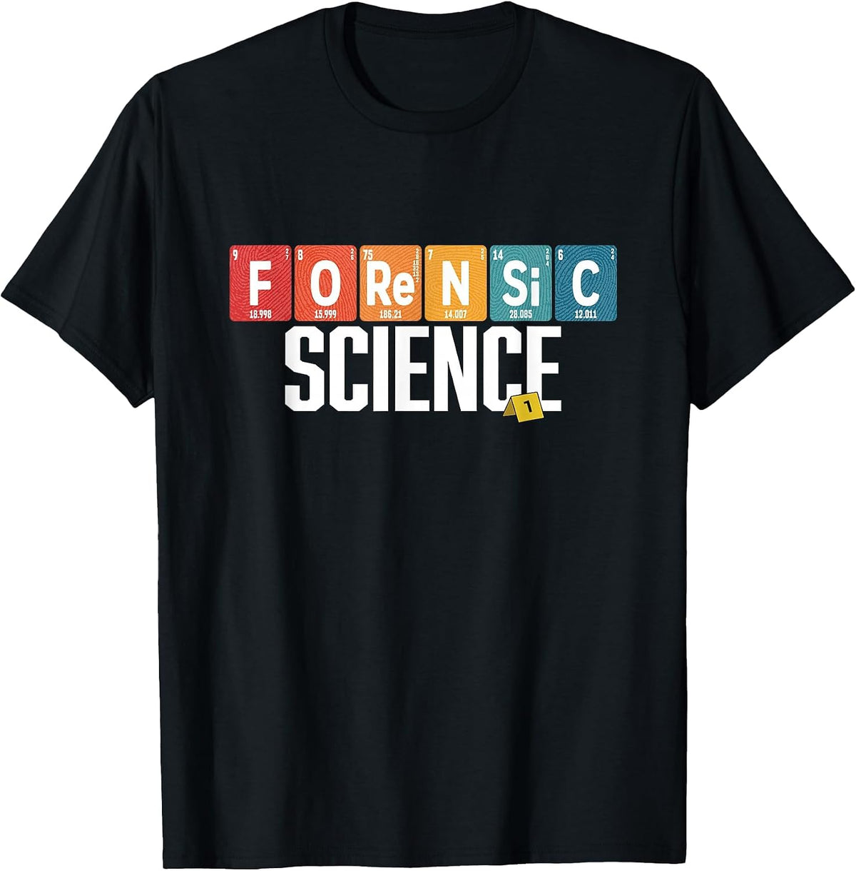 Forensic Science Week Crime Lab Scientist Chemistry T-Shirt - Black