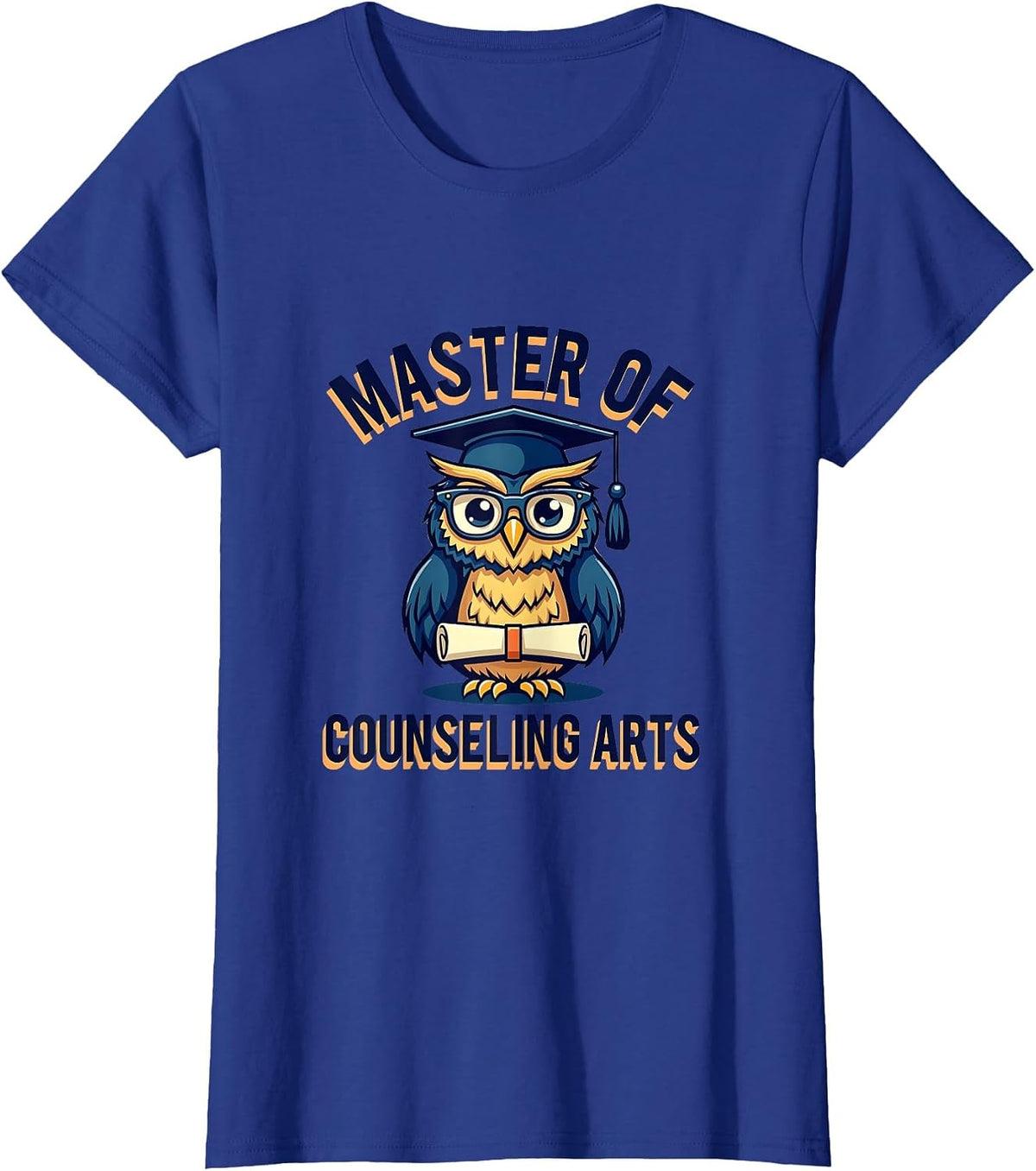 Master of Counseling Arts Design T-Shirt - Royal Blue
