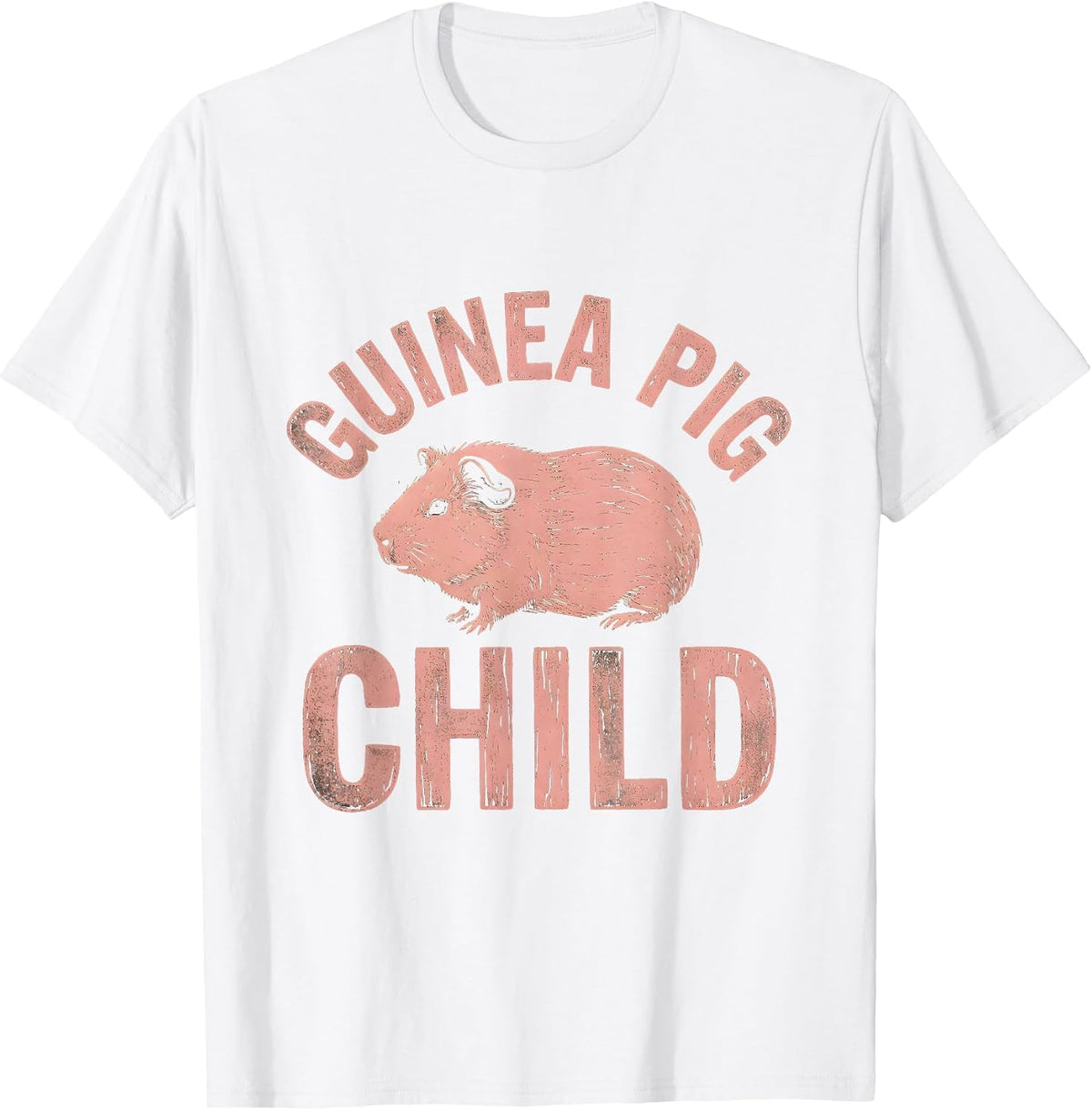Men's Eldest Daughter Guinea Pig Child Funny Design T-Shirt - White