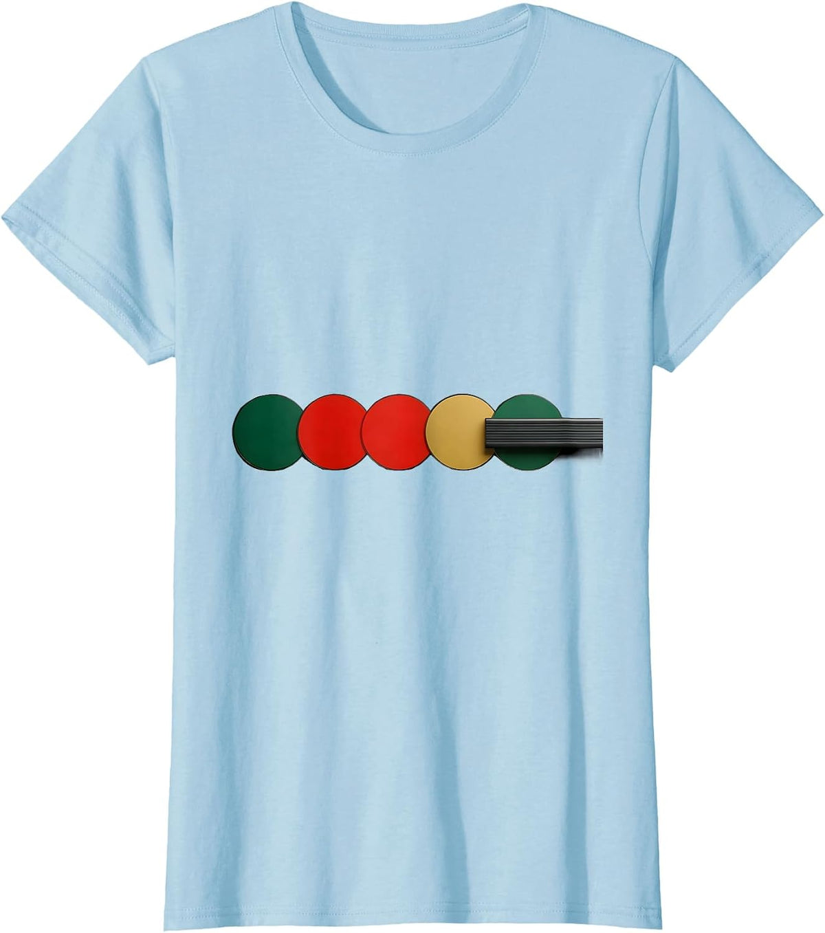 Women's Equality Greater Than Division Minimalist Math Symbol T-Shirt - Baby Blue