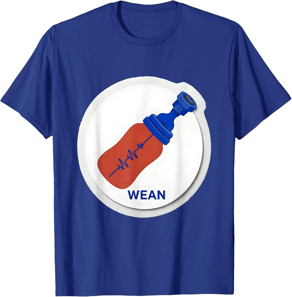Men's Wean Respiratory Therapist RT Lung Care Professional Pride T-Shirt - Royal Blue