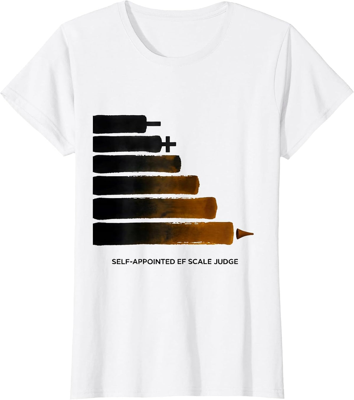 Self-Appointed EF Scale Judge Storm Chaser Meteorology T-Shirt - White