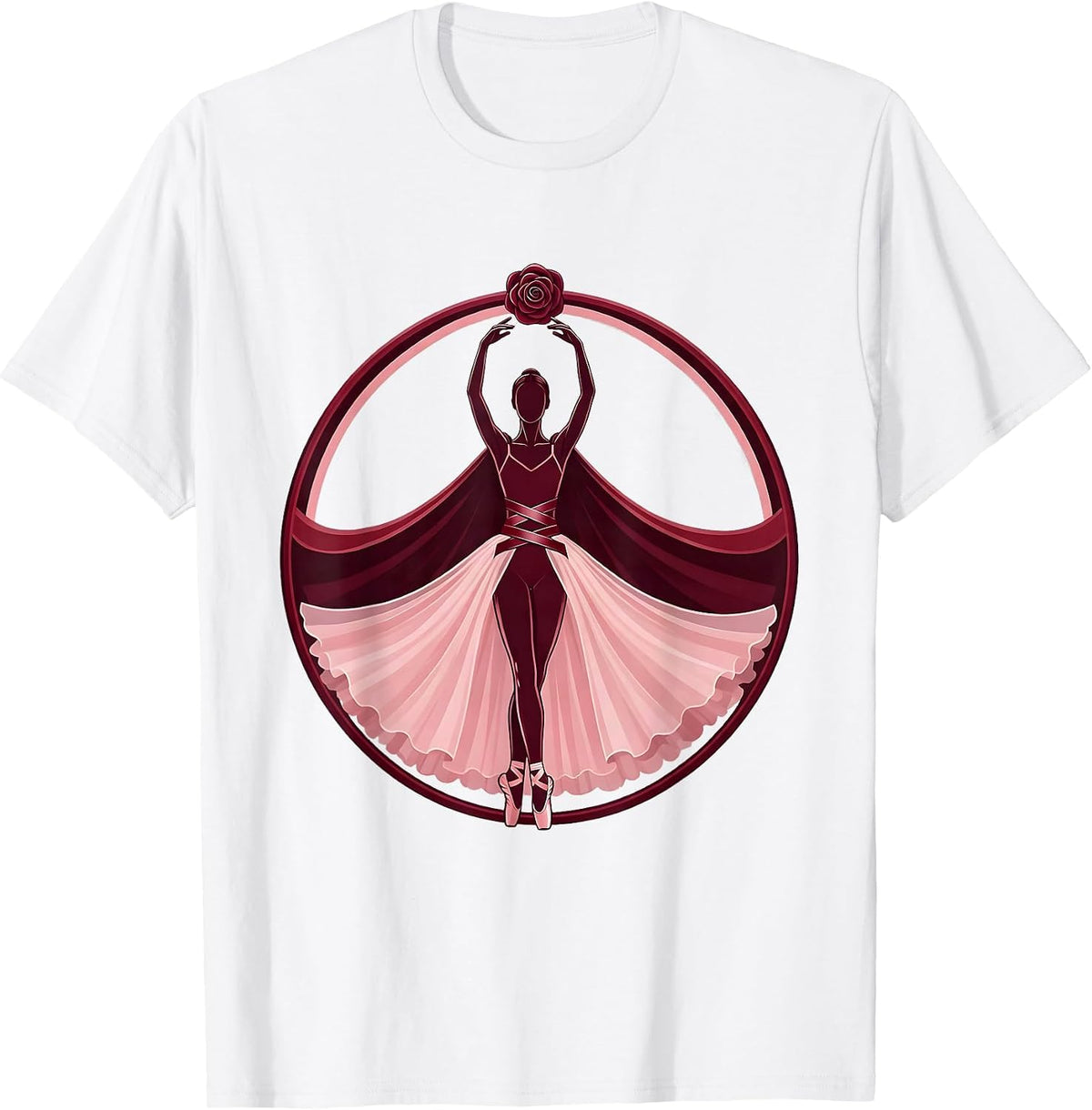 Men's Stylish Cape Silhouette Mimi Graphic Tee T-Shirt - White