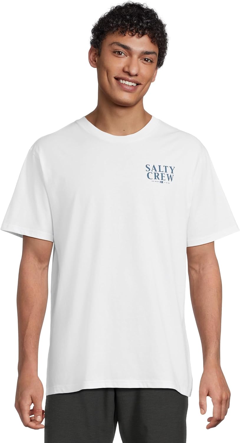 Salty Crew Men's Yellowfin Classic Short Sleeve Tee - White