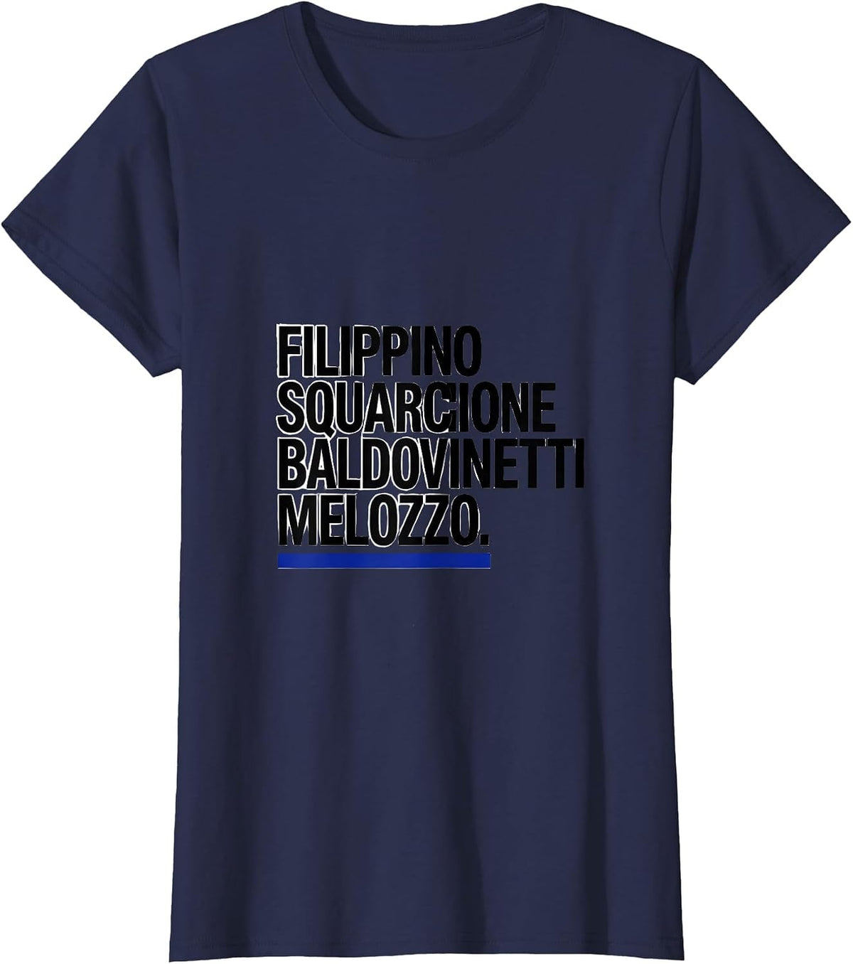 Women's Filippino Squarcione Baldovinetti Melozzo Art History T-Shirt - Navy Blue