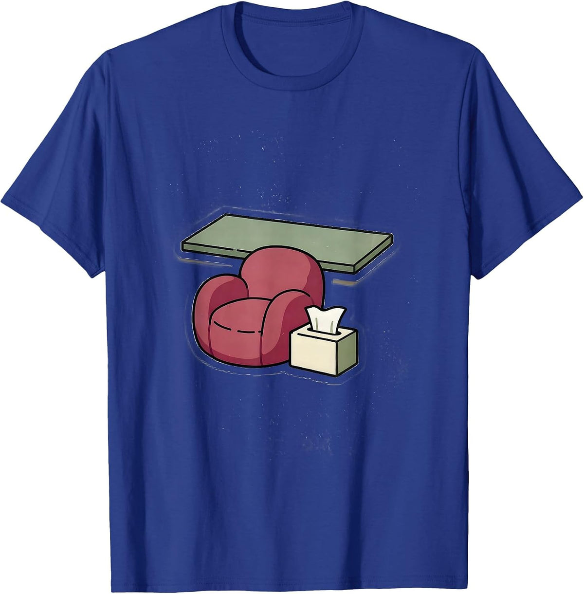 Sticker Shape Counselor Workplace Humor Support Gift T-Shirt - Royal Blue