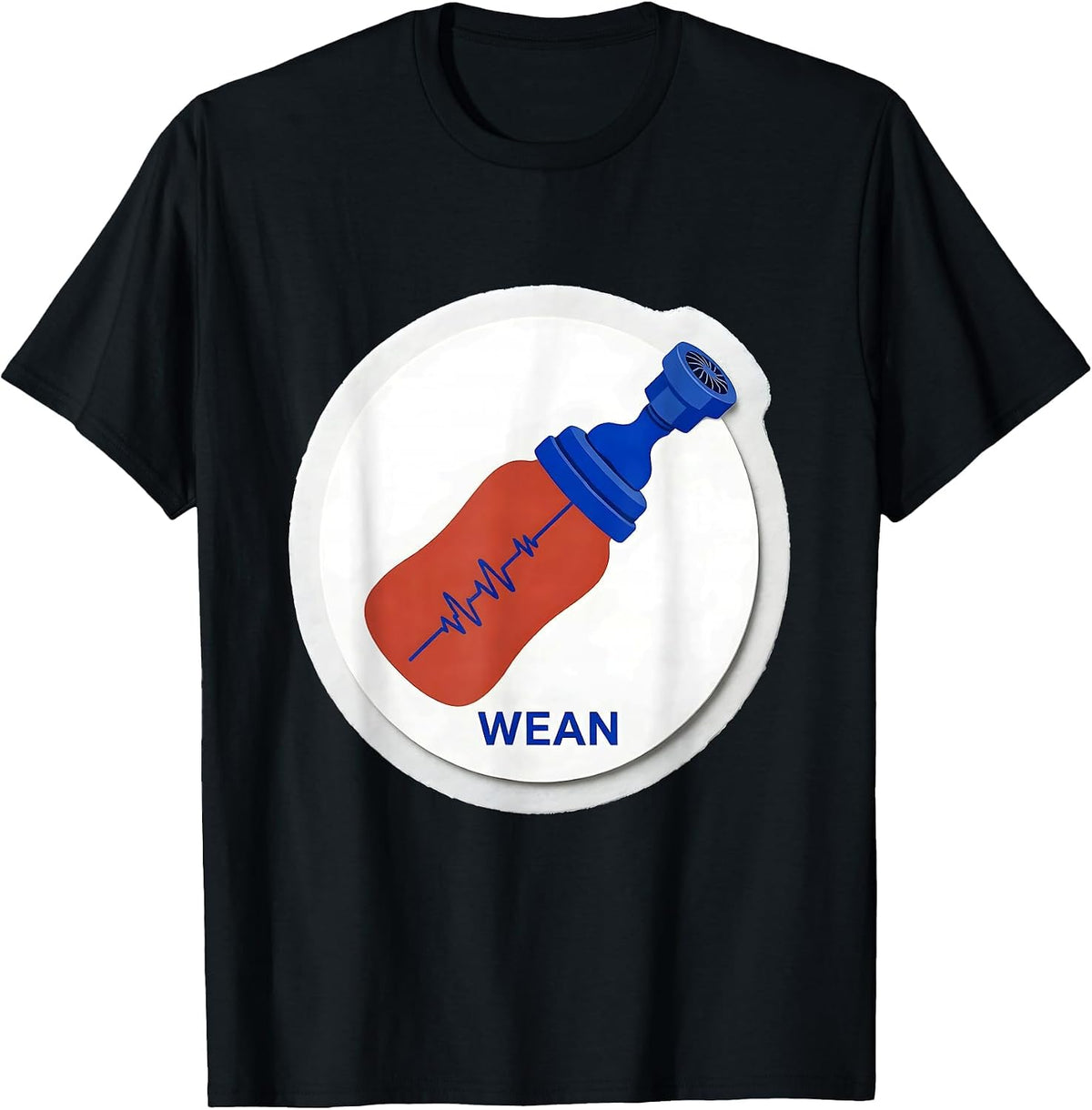 Men's Wean Respiratory Therapist RT Lung Care Professional Pride T-Shirt - Black