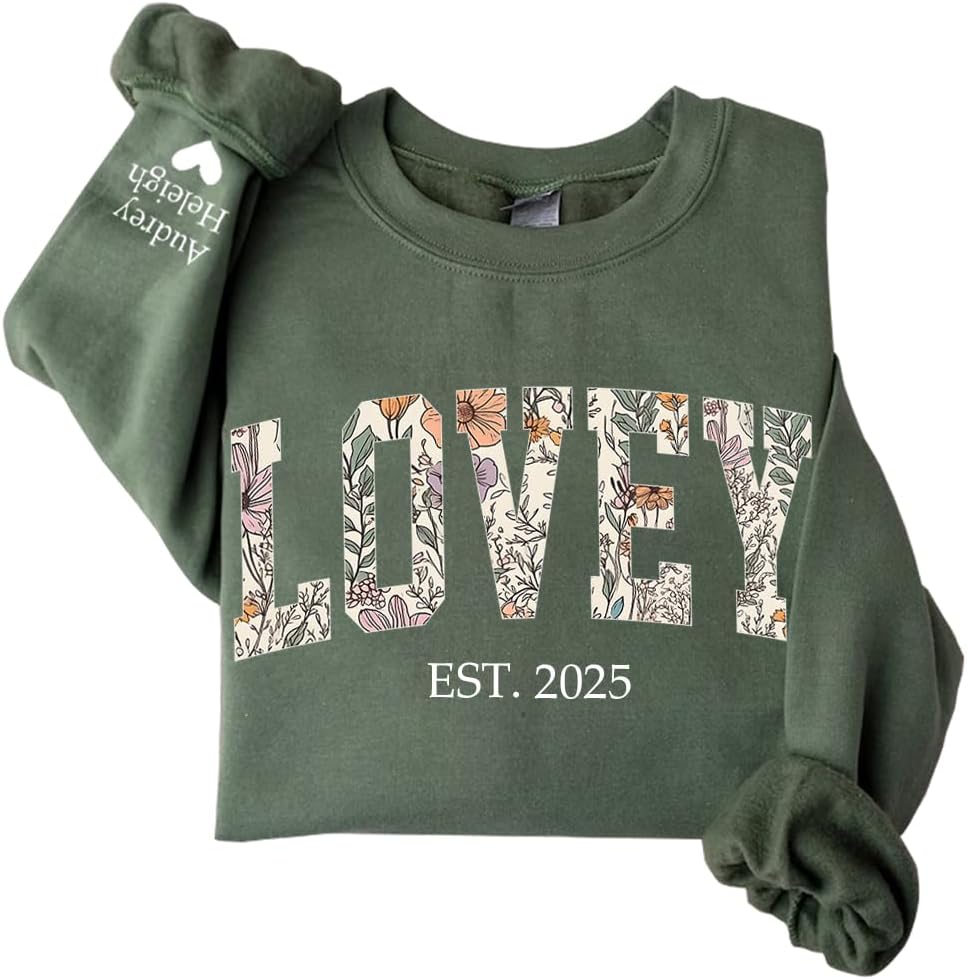 Chillever Custom Mama Grandma Sweatshirt, Personalized Mama Grandma Sweatshirts for Women, Gifts for Mothers Day Christmas -