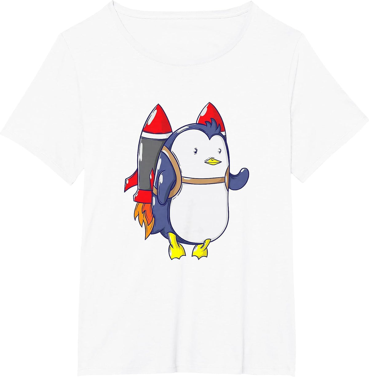 Rockets Penguin T-Shirt - White
